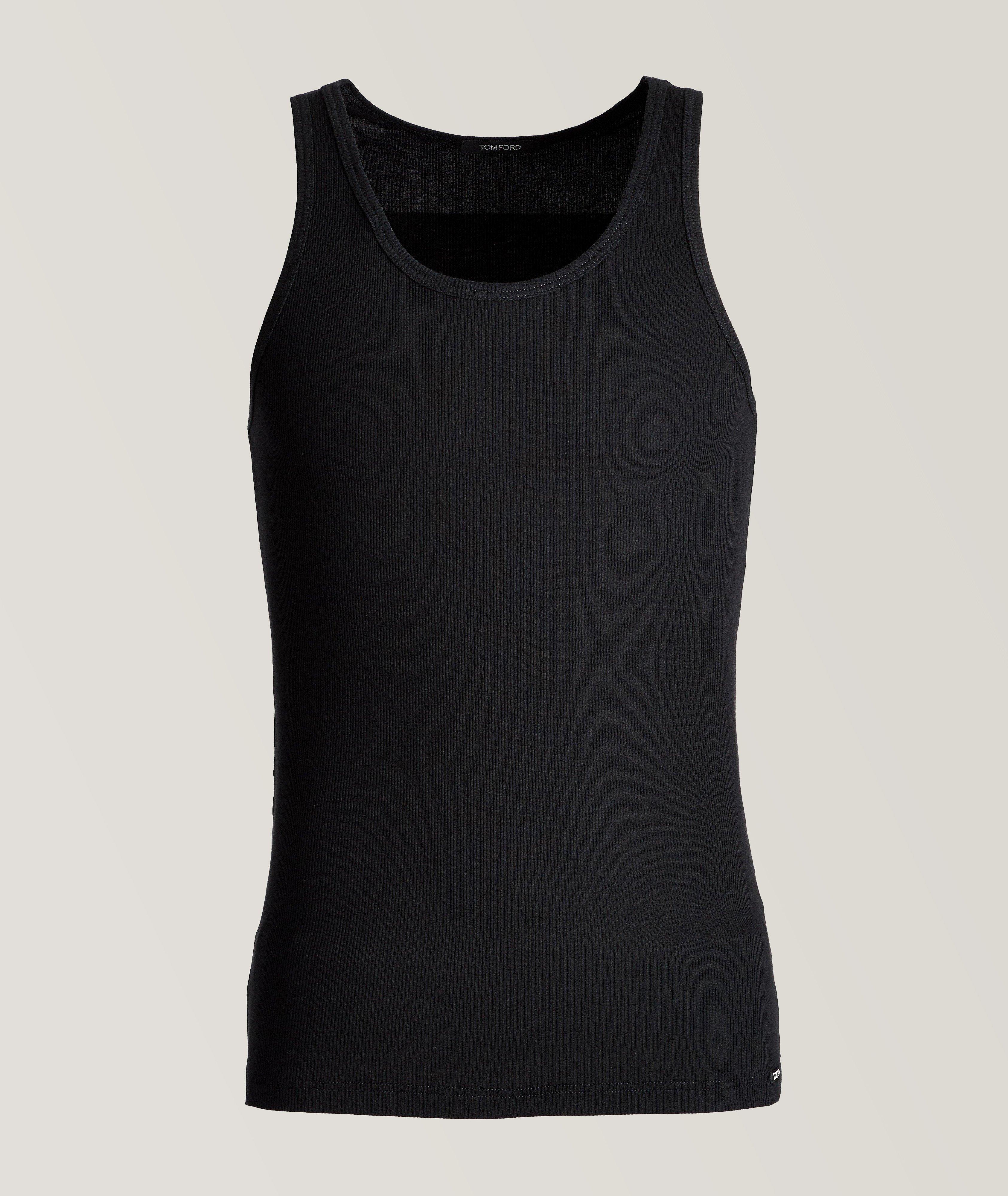 TOM FORD Ribbed Cotton-Blend Tank Top | Underwear | Harry Rosen