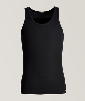 Tom Ford Ribbed Cotton-Blend Tank Top