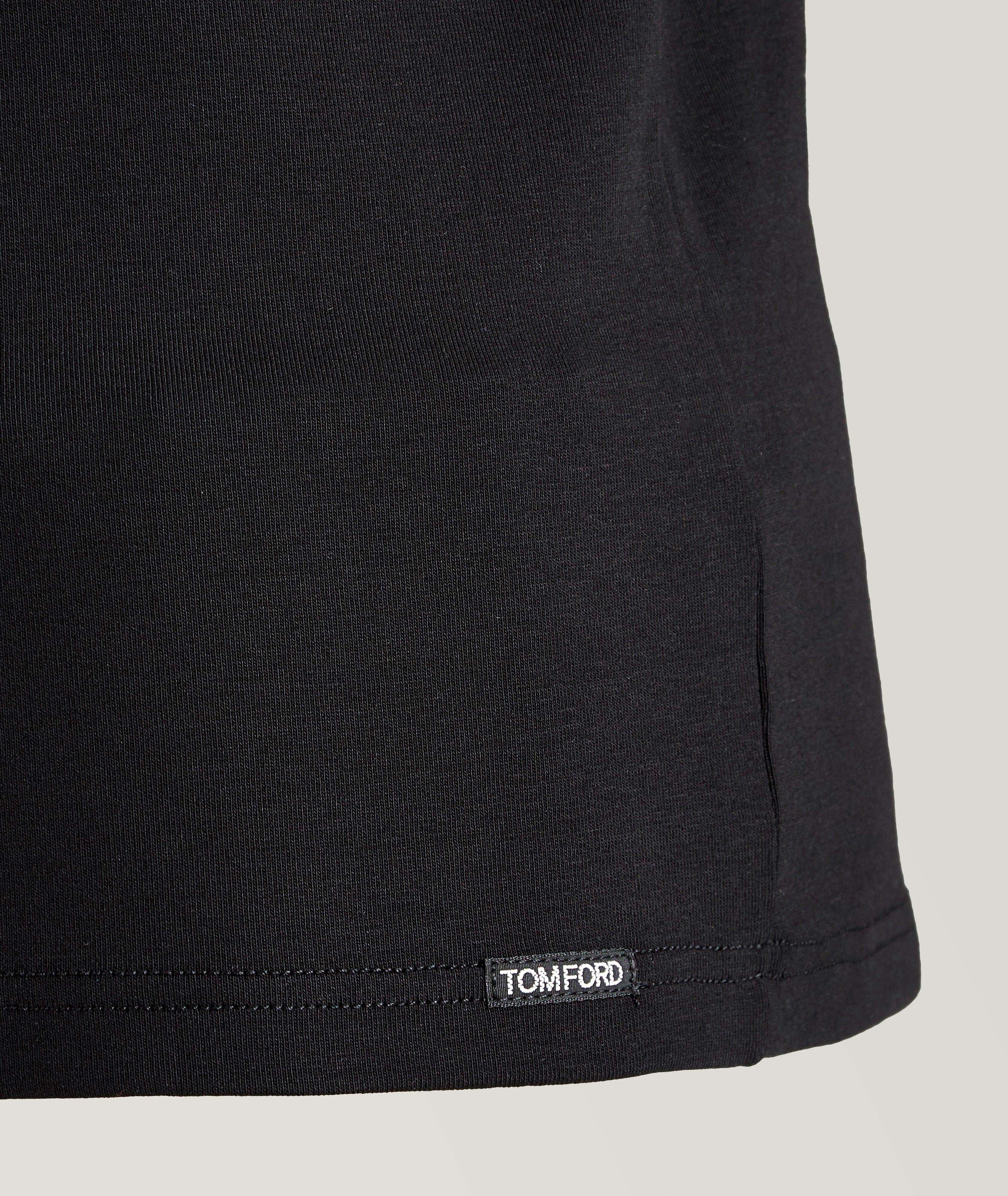 Black Signature logo jersey-knit leggings, Tom Ford