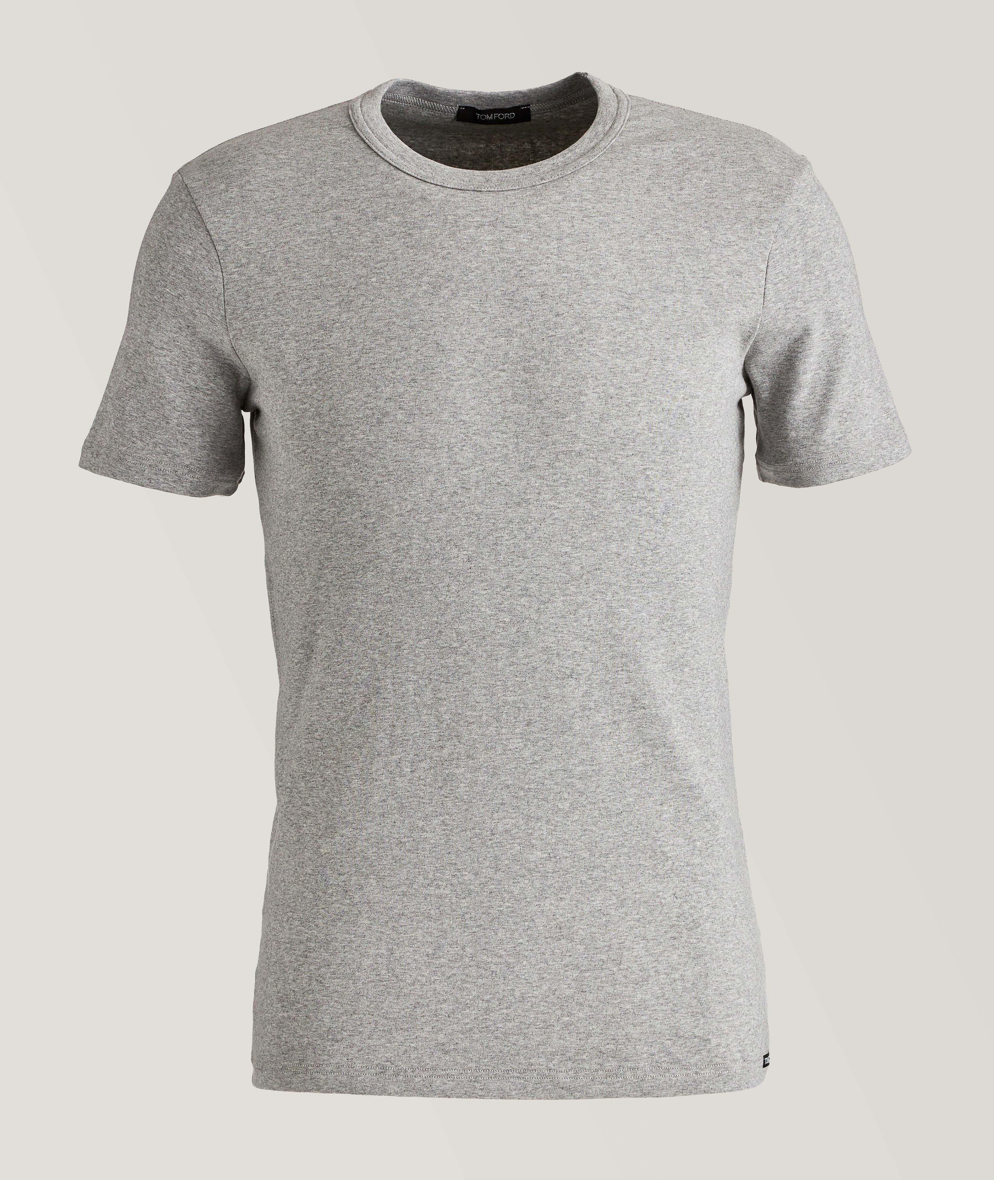 T-shirt en coton extensible image 0