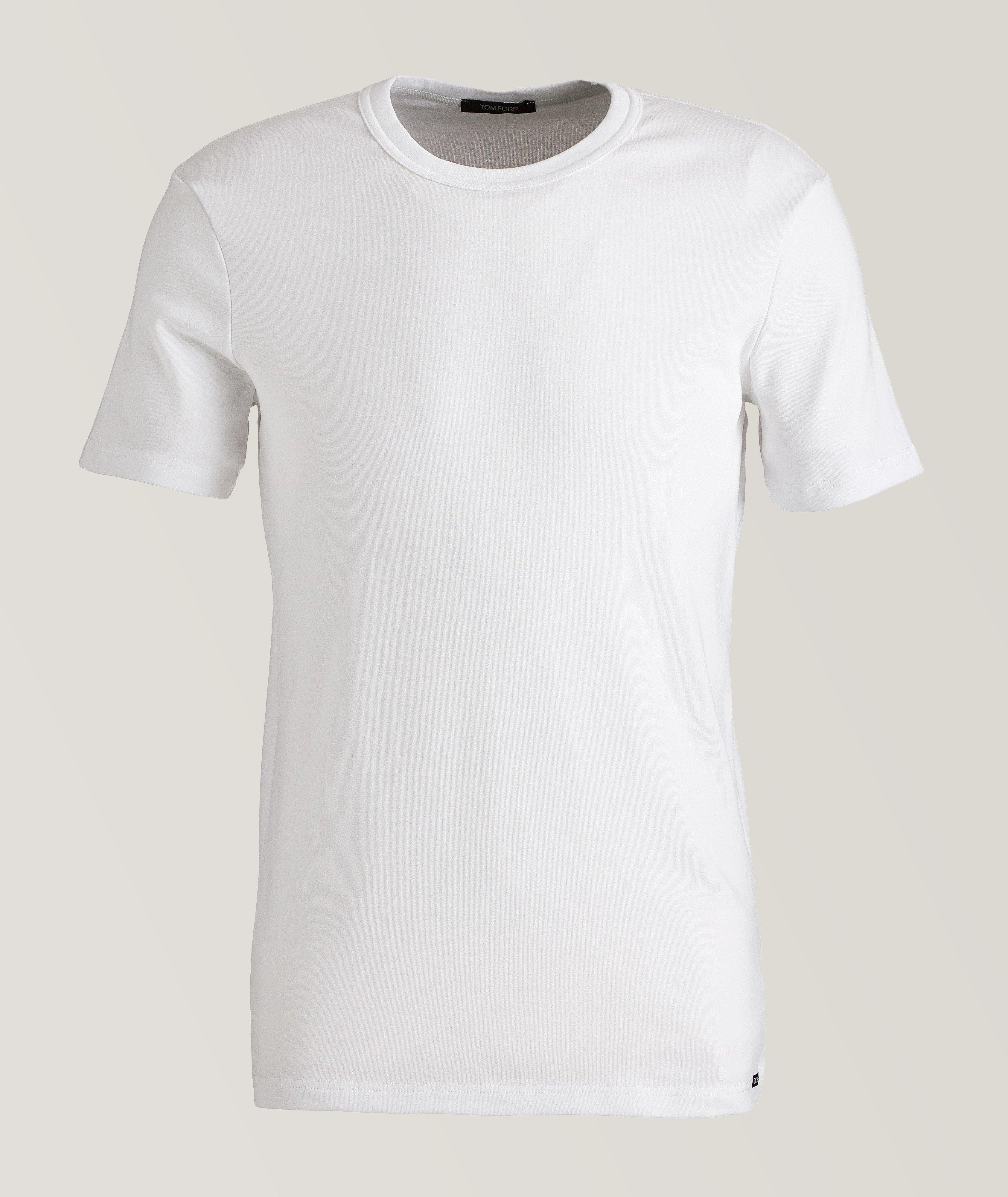 T-shirt en coton extensible image 0