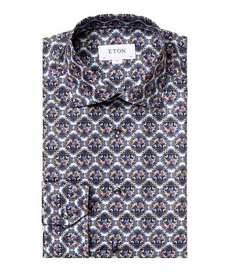 Eton Contemporary Fit Floral  Dress Shirt