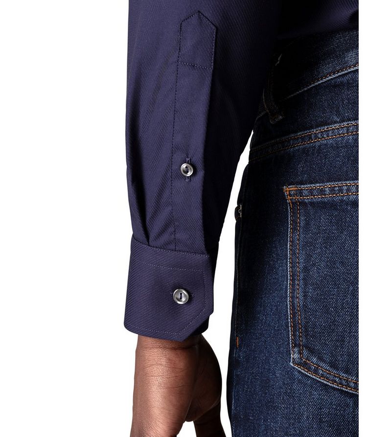 Contemporary Fit Textured Twill Shirt image 3
