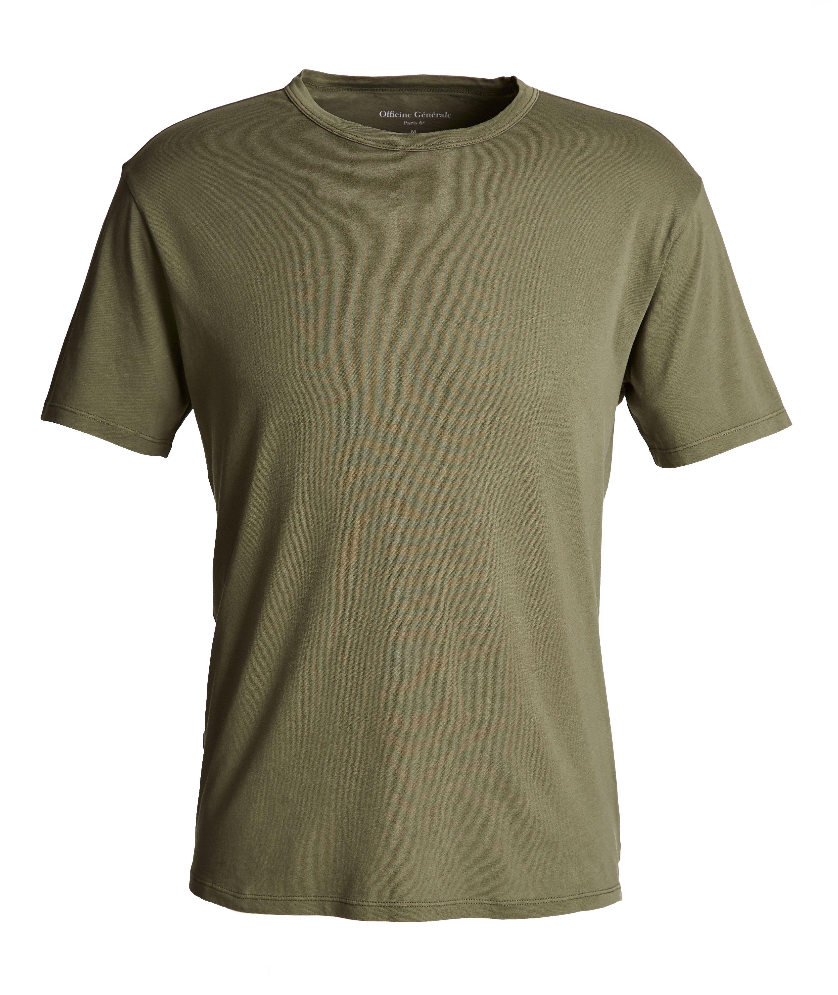 Garment-Dyed Cotton T-Shirt image 0