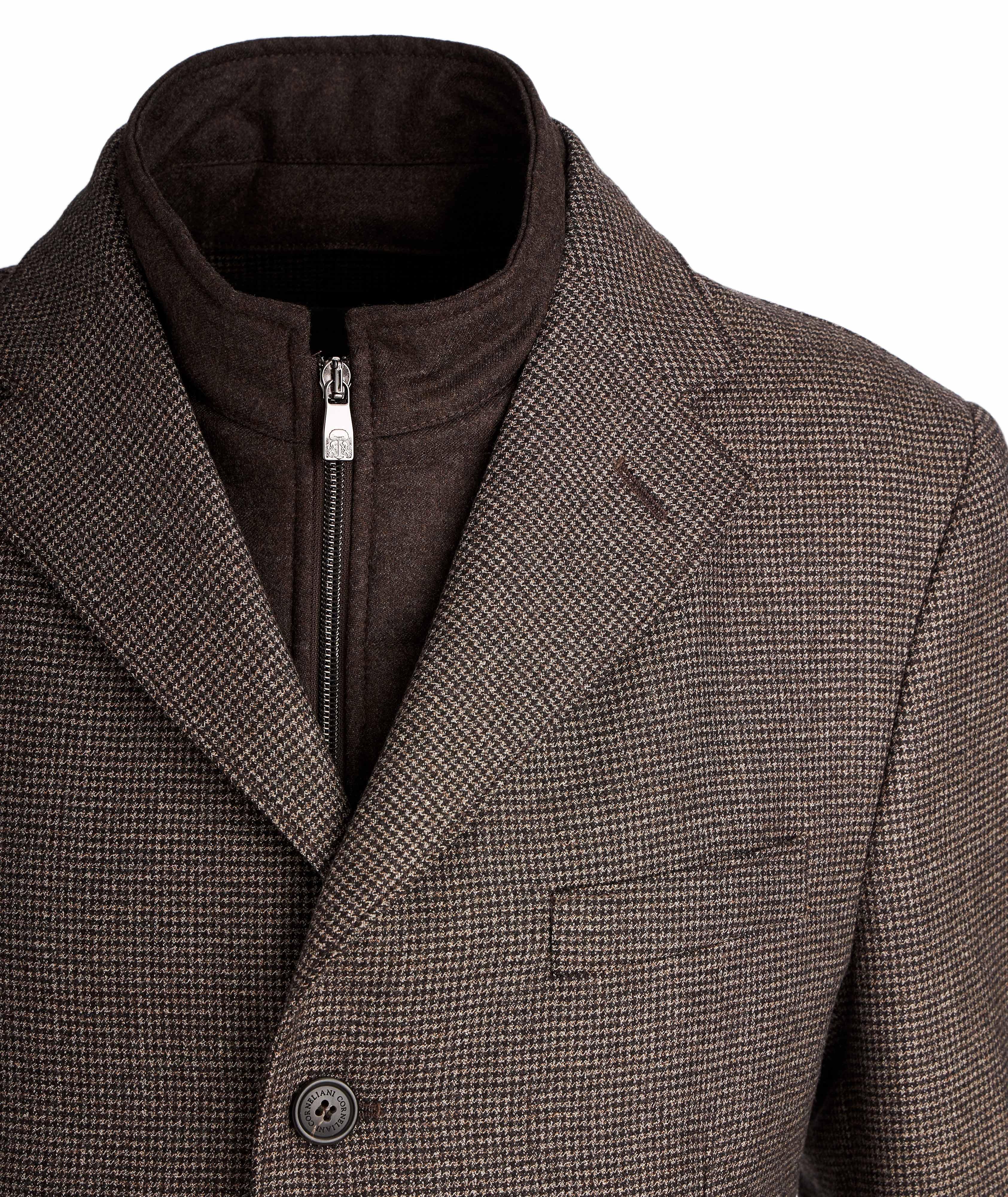 Houndstooth Water-Resistant Coat image 2