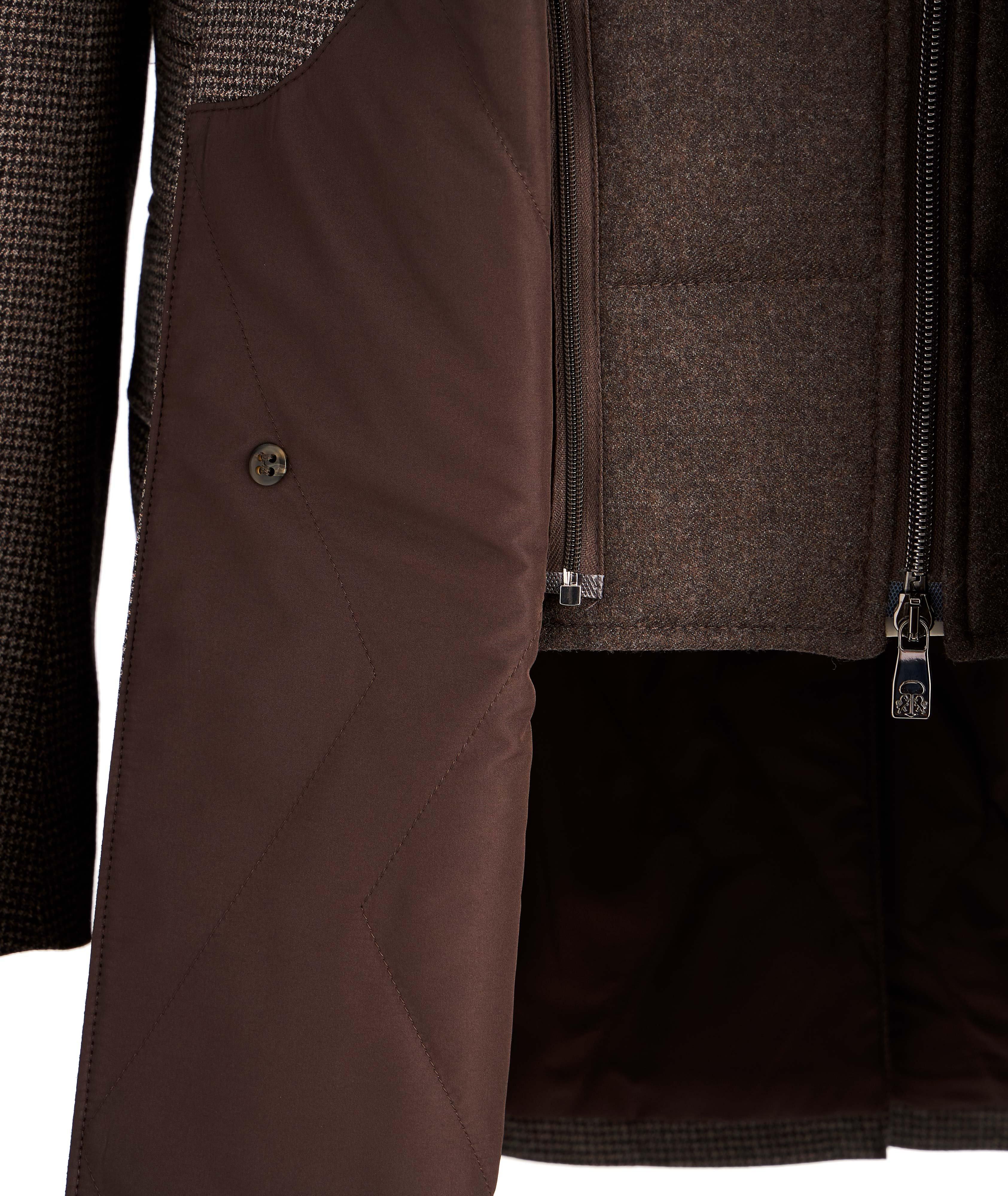 Houndstooth Water-Resistant Coat image 3