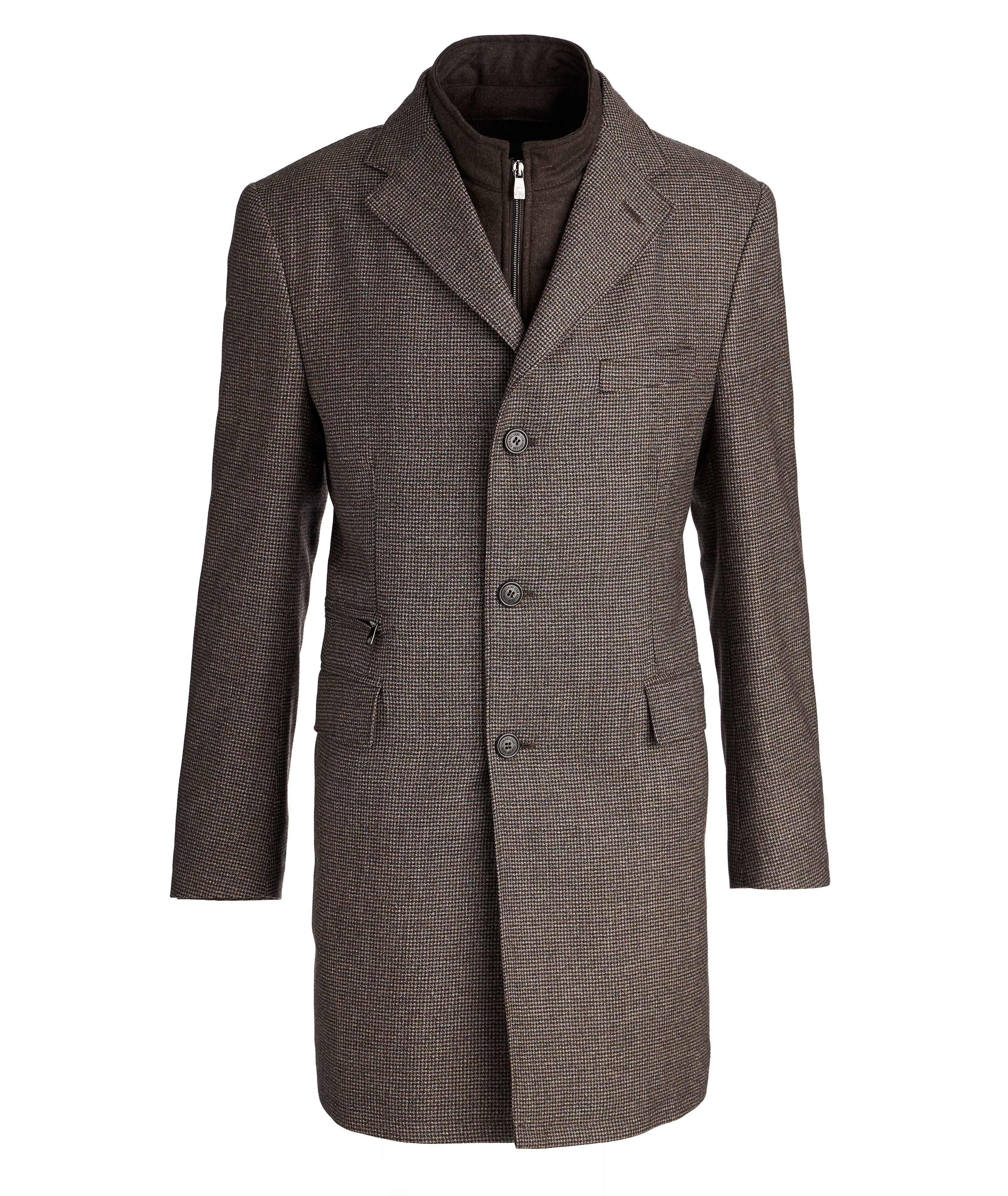 Houndstooth Water-Resistant Coat image 0