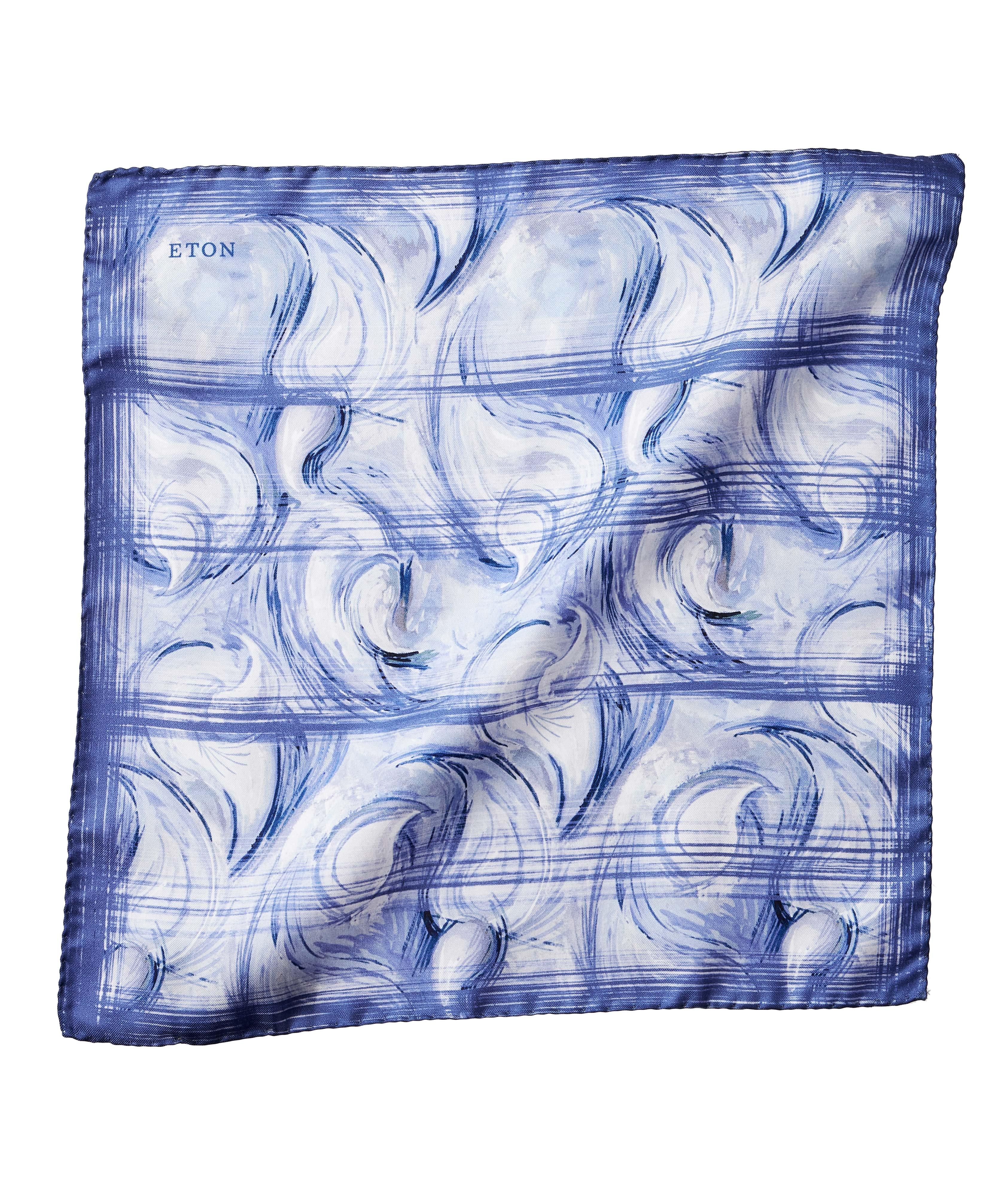 Printed Silk Pocket Square image 0