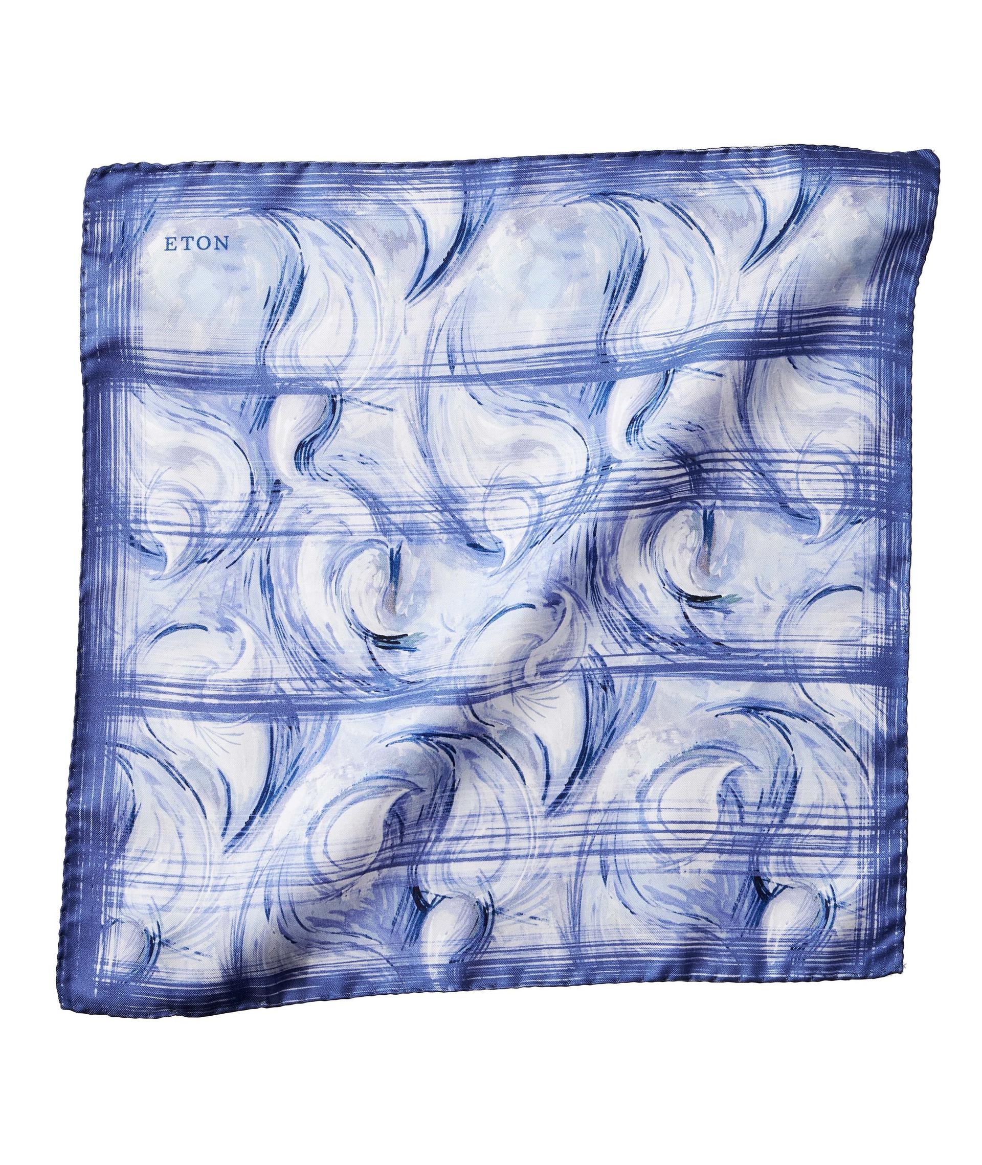 Printed Silk Pocket Square image 0