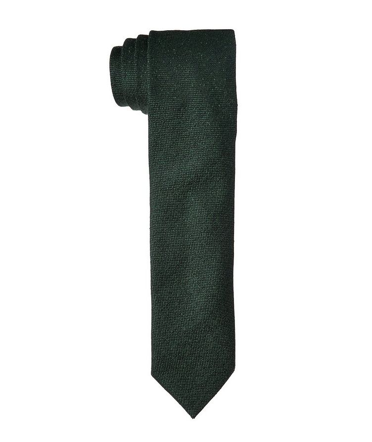 Woven Wool-Blend Tie image 0