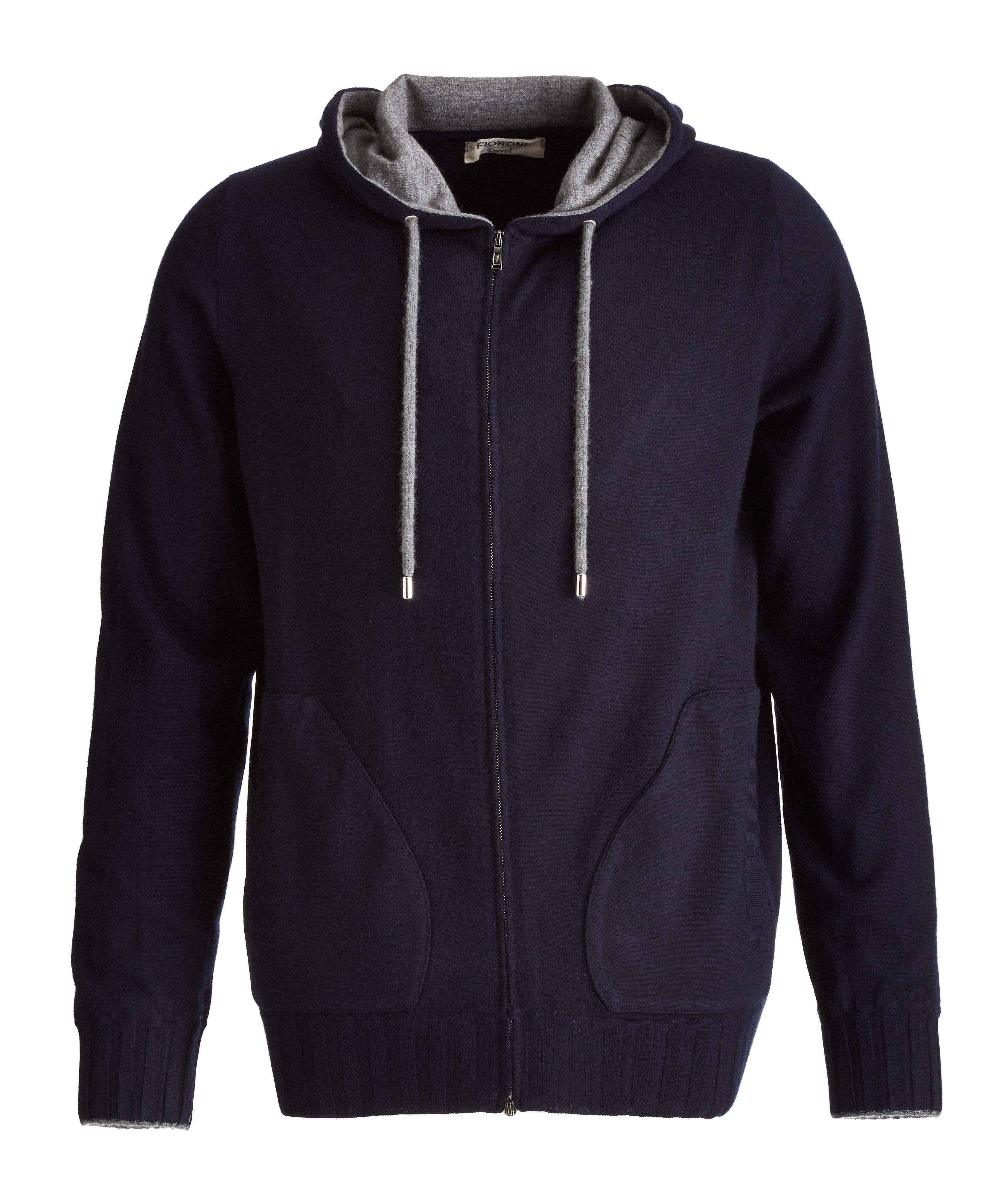 Duvet Cashmere Zip-Up Hoodie image 0