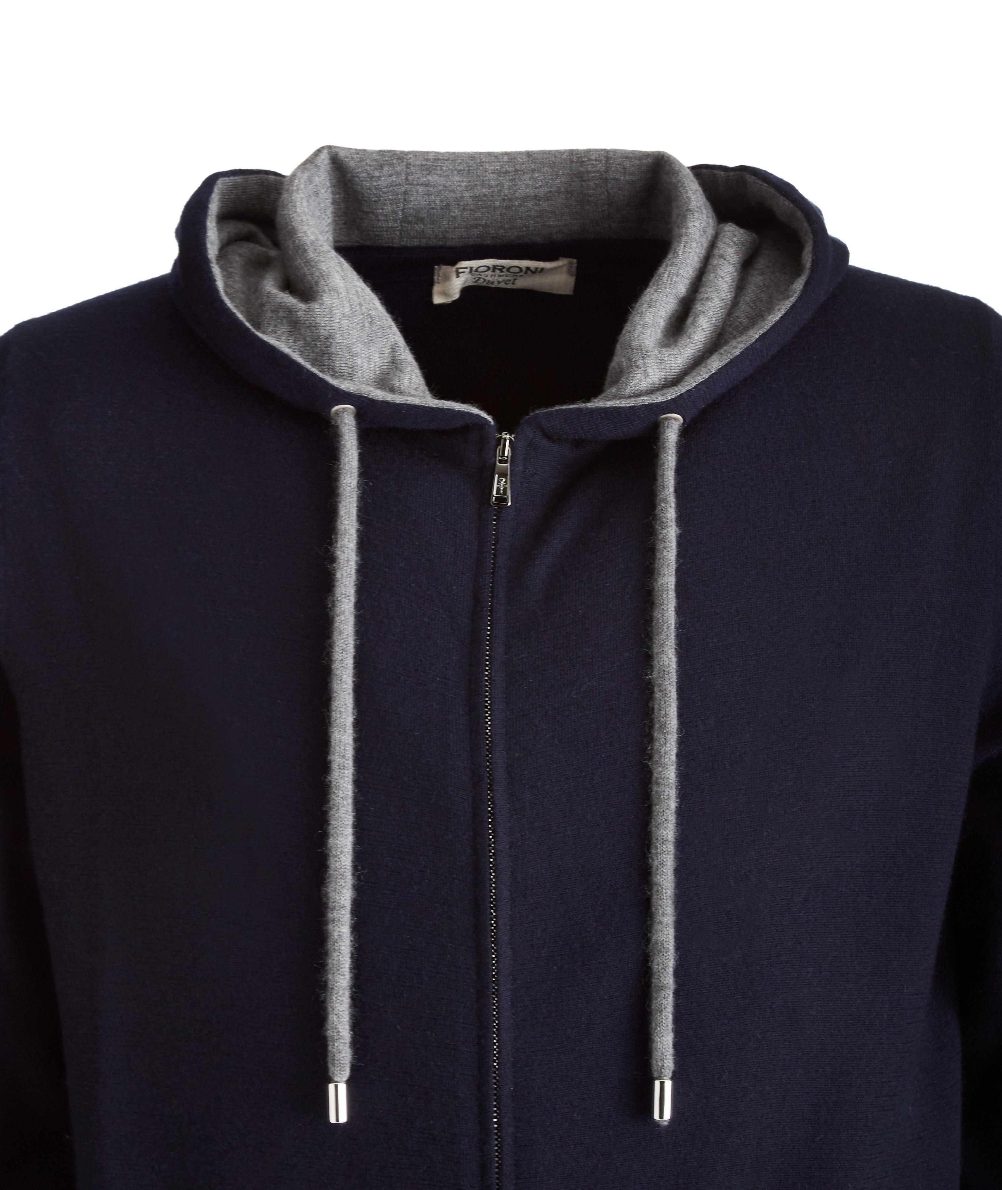 Duvet Cashmere Zip-Up Hoodie image 1