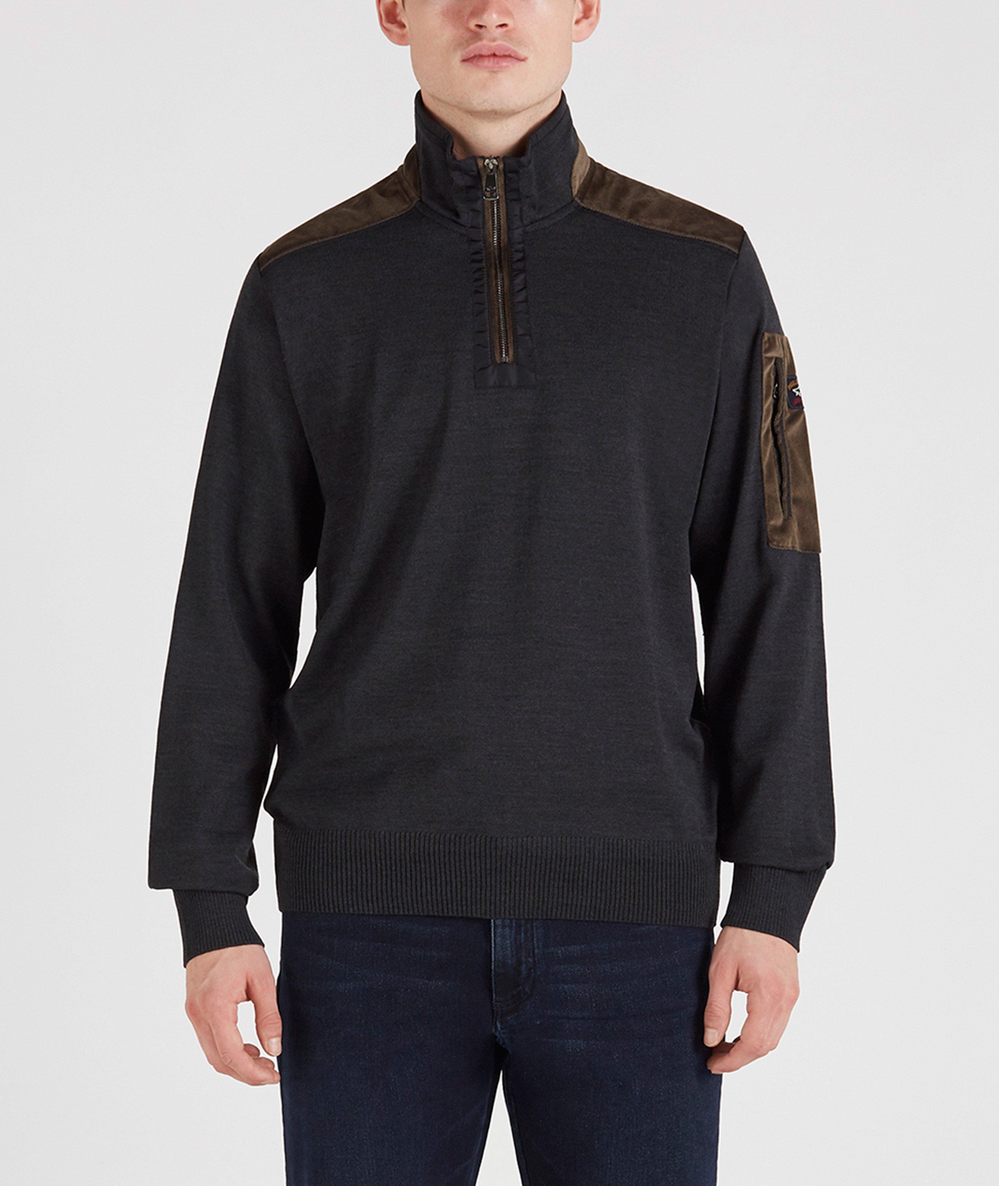 Half-Zip Knit Sweater image 0