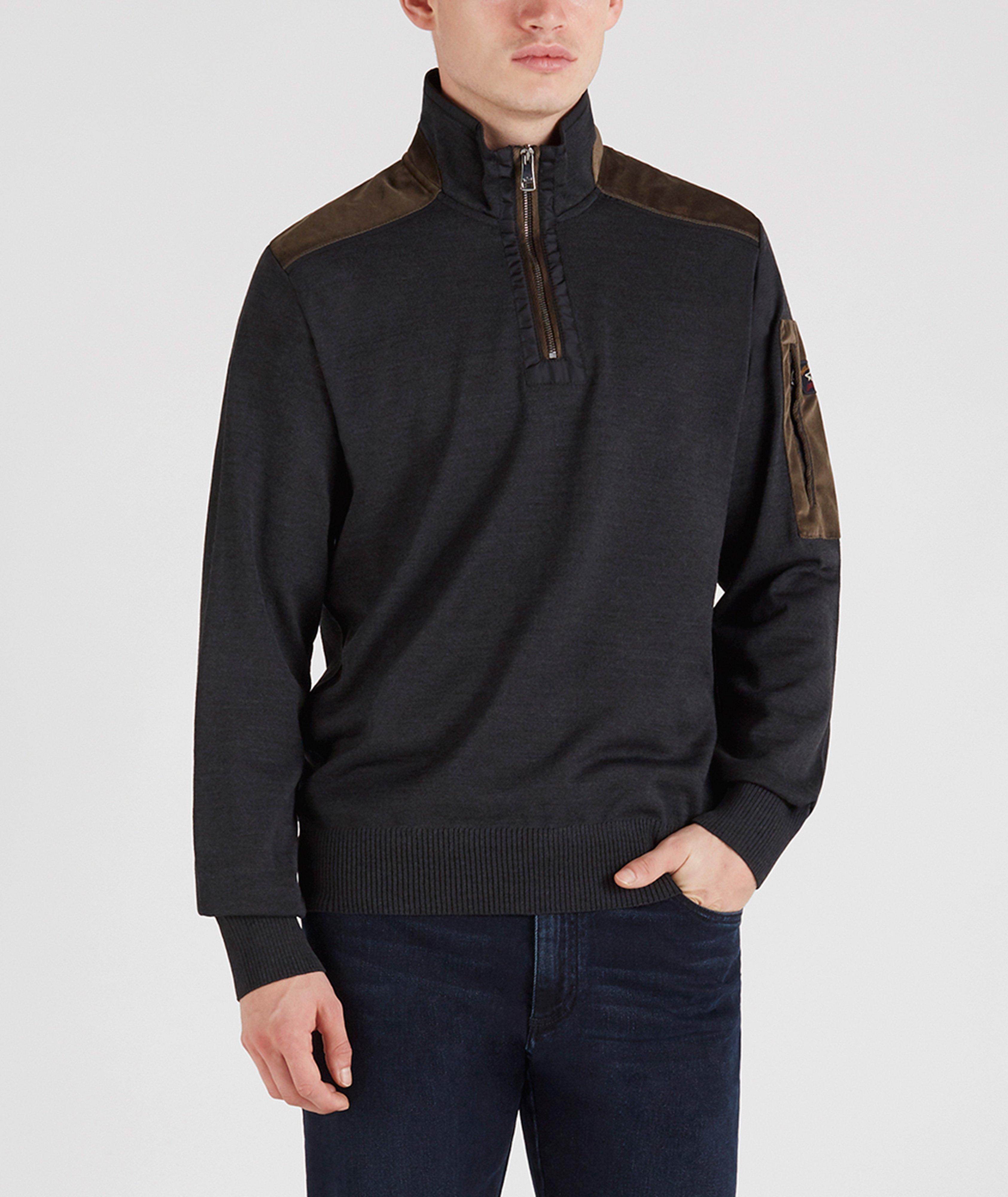 Half-Zip Knit Sweater image 1