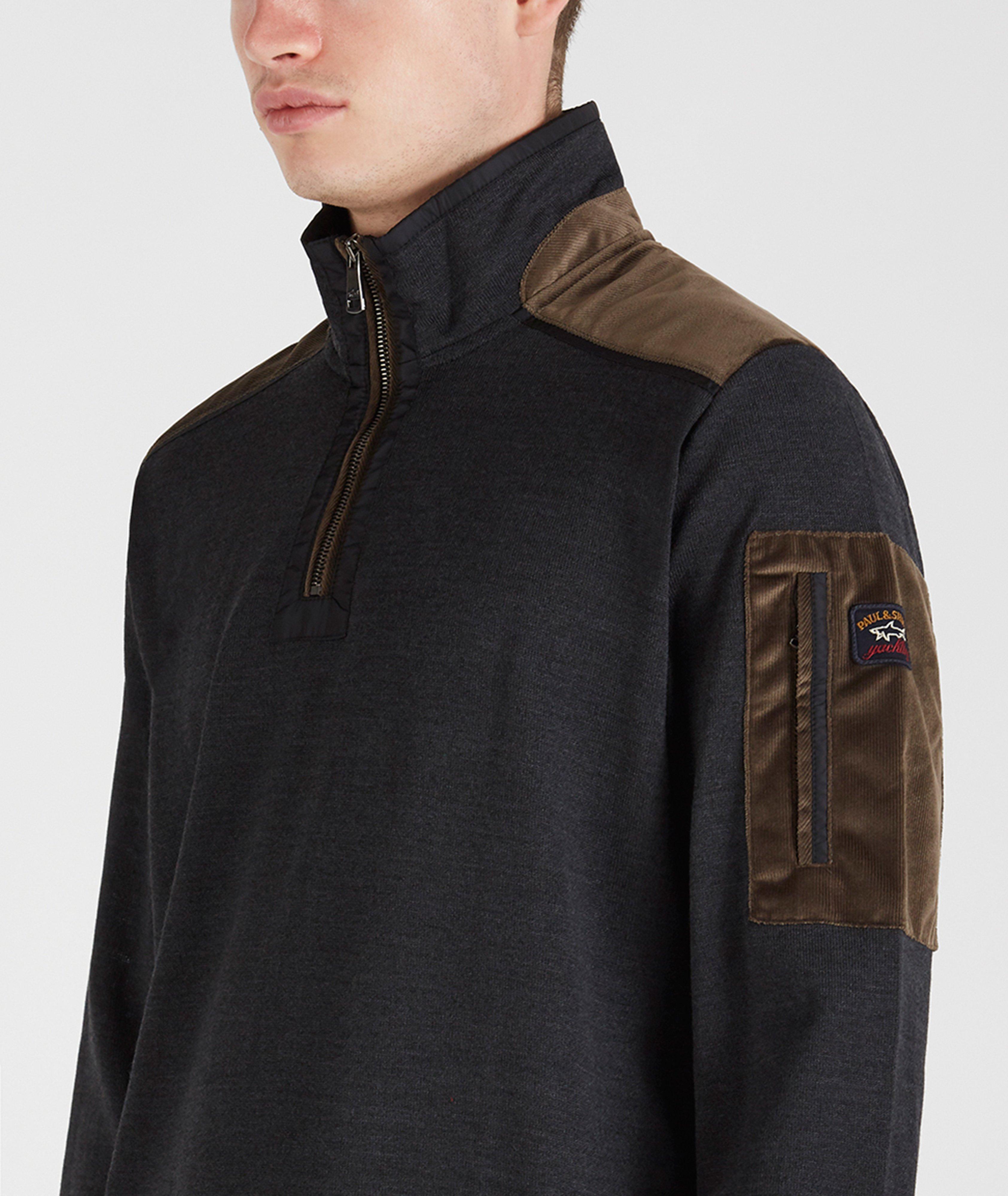 Half-Zip Knit Sweater image 3