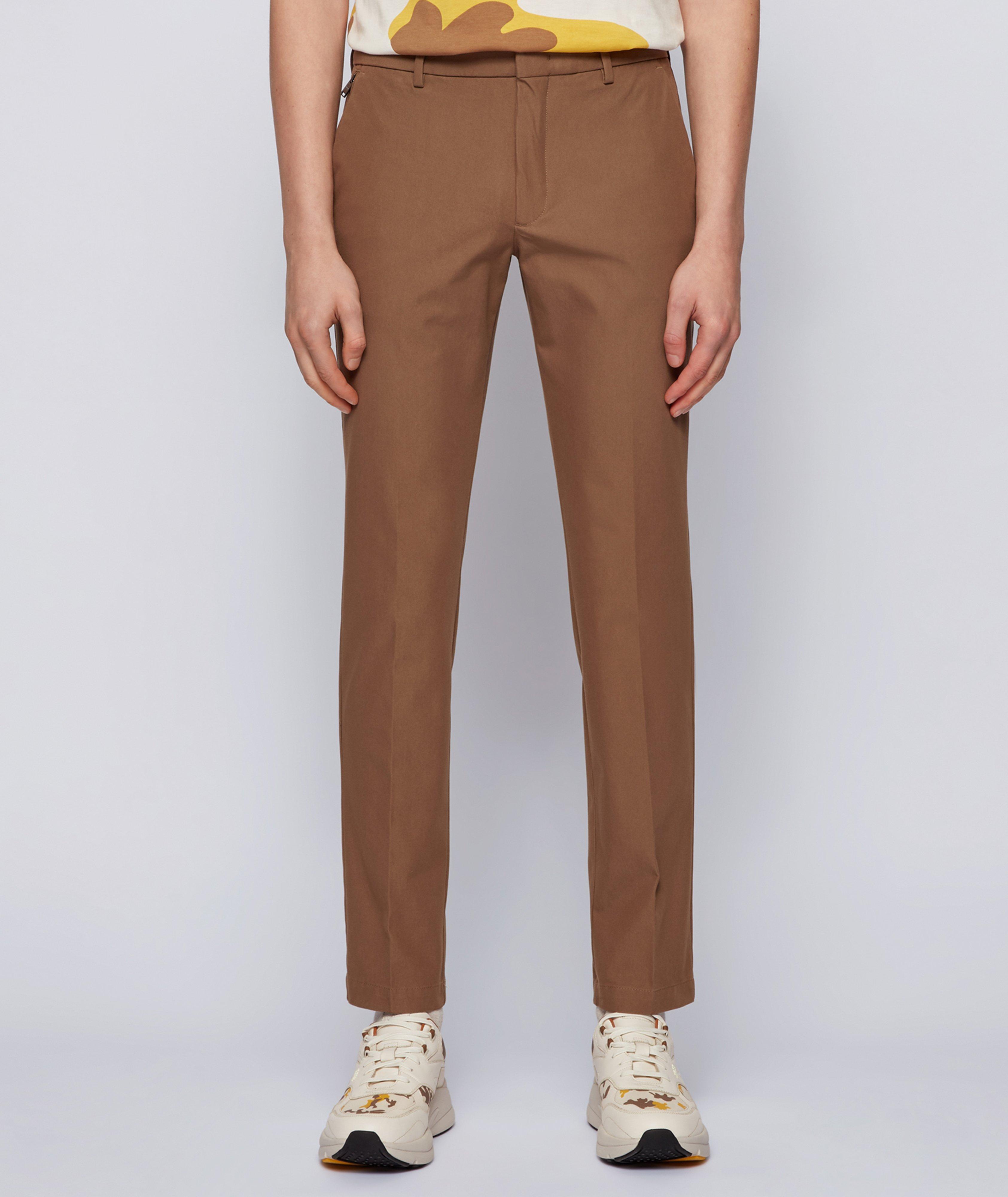 Slim Fit Travel Stretch-Twill Pants image 1