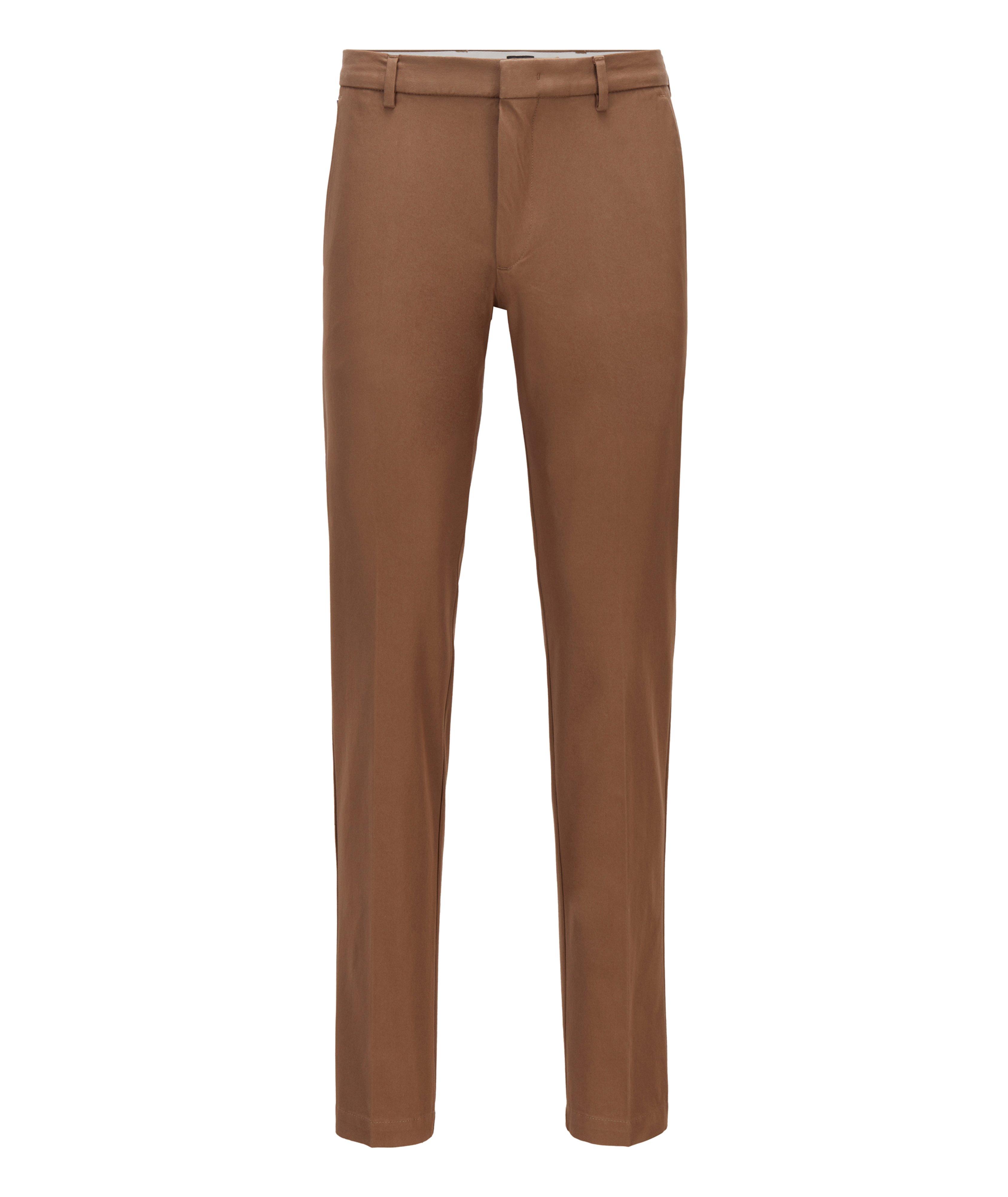Slim Fit Travel Stretch-Twill Pants image 0