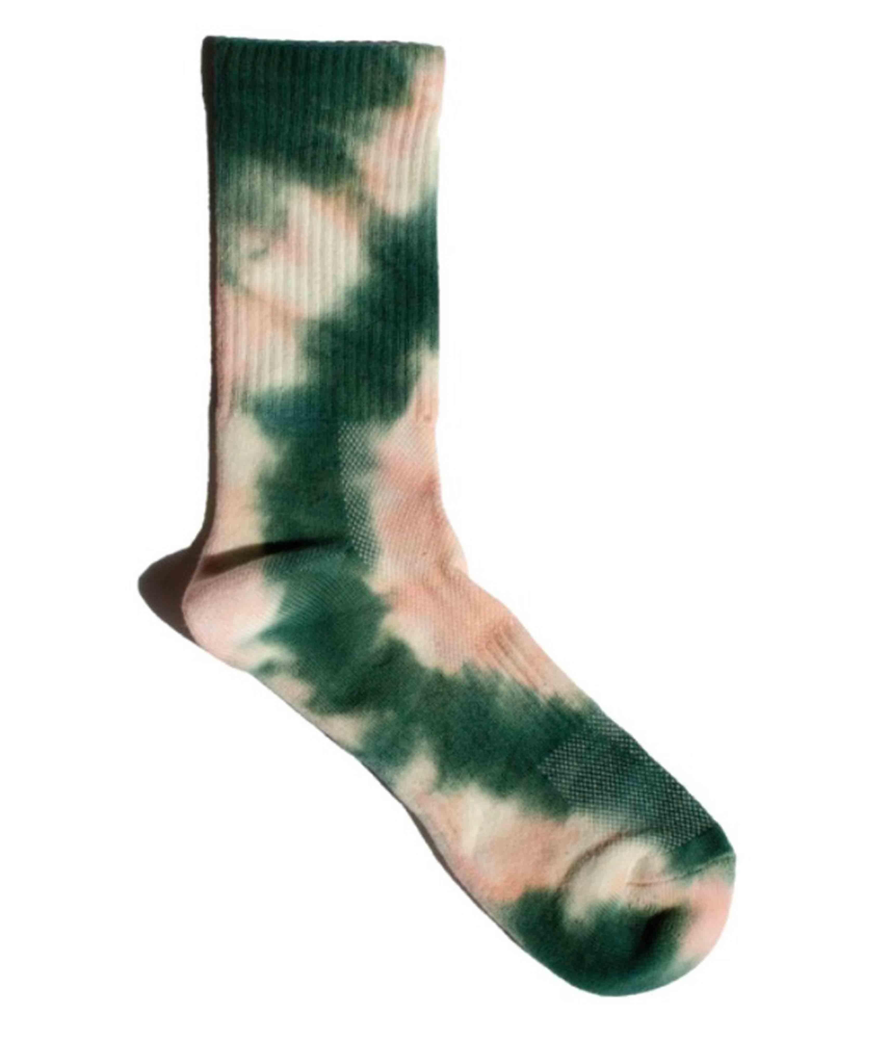 Tie-Dye Cotton-Blend Hi-Ankle Socks image 0