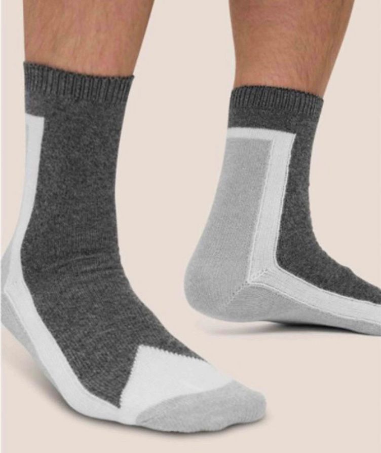 Stretch-Cotton Hi-Ankle Socks image 1