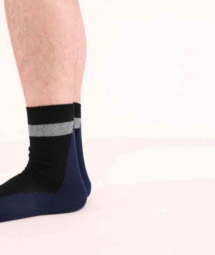 Stretch-Cotton Hi-Ankle Socks image 2