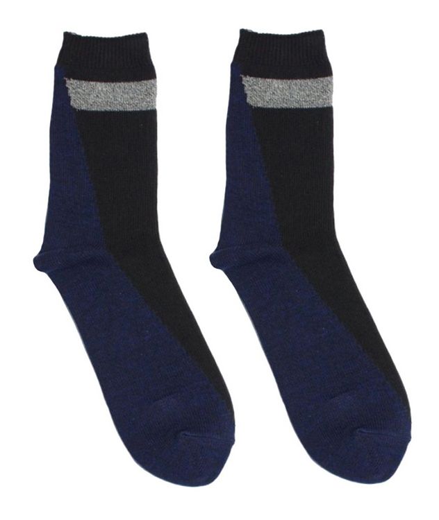 Stretch-Cotton Hi-Ankle Socks picture 1