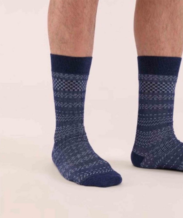 Cotton-Blend Mid-Calf Socks image 2