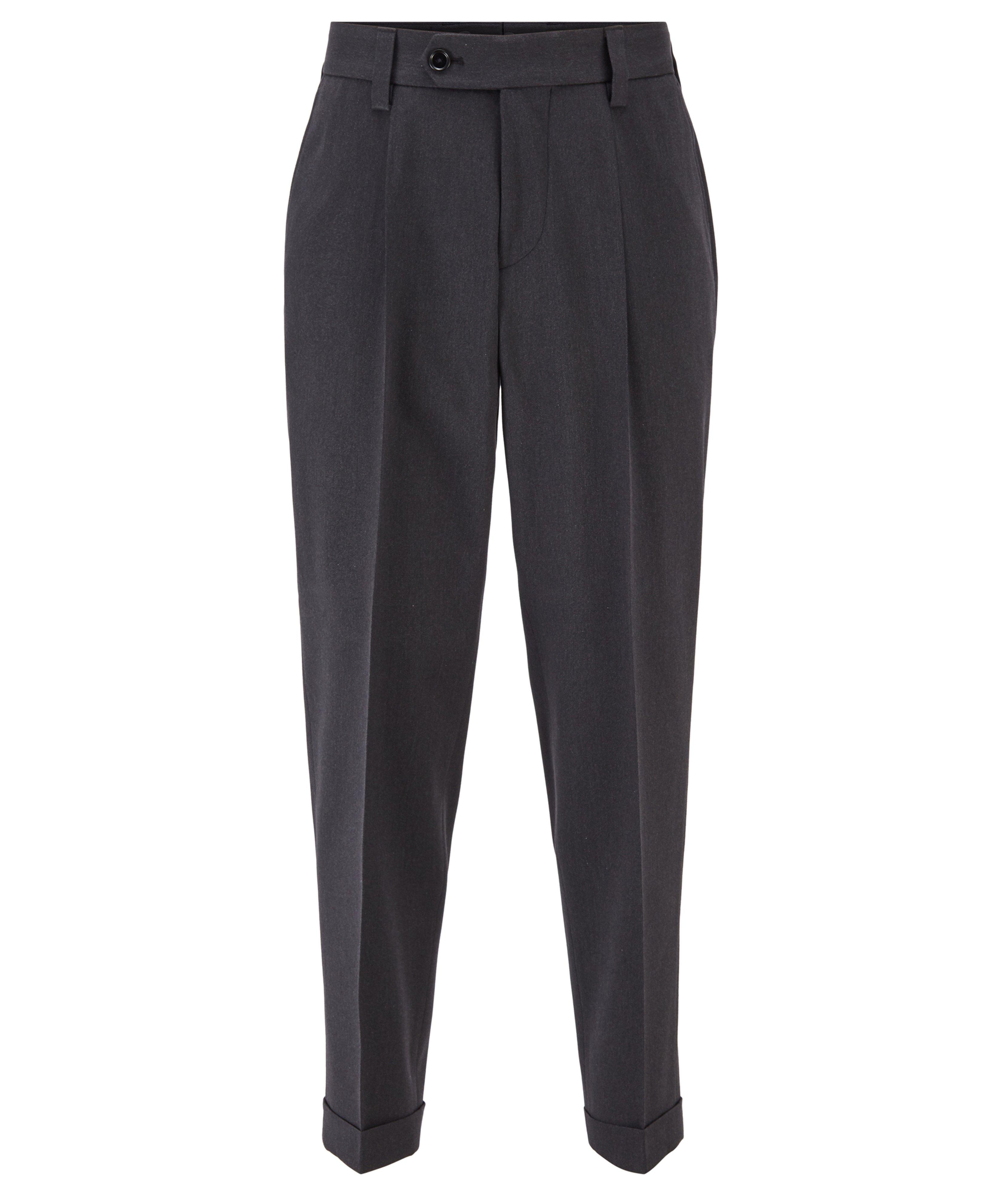 Oversized Cotton-Wool Trousers image 0