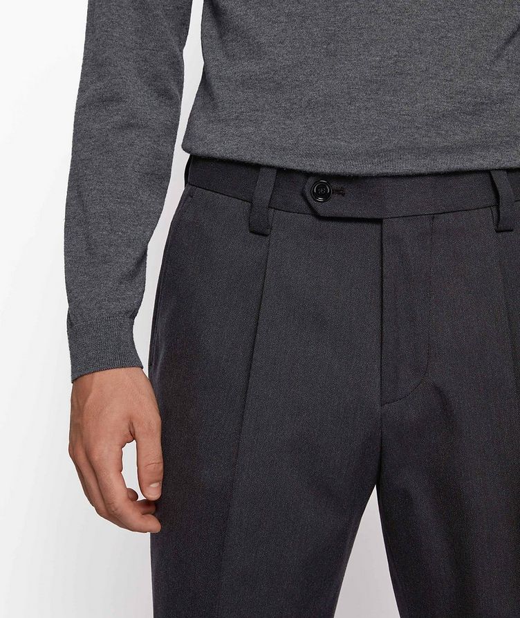 Oversized Cotton-Wool Trousers image 3