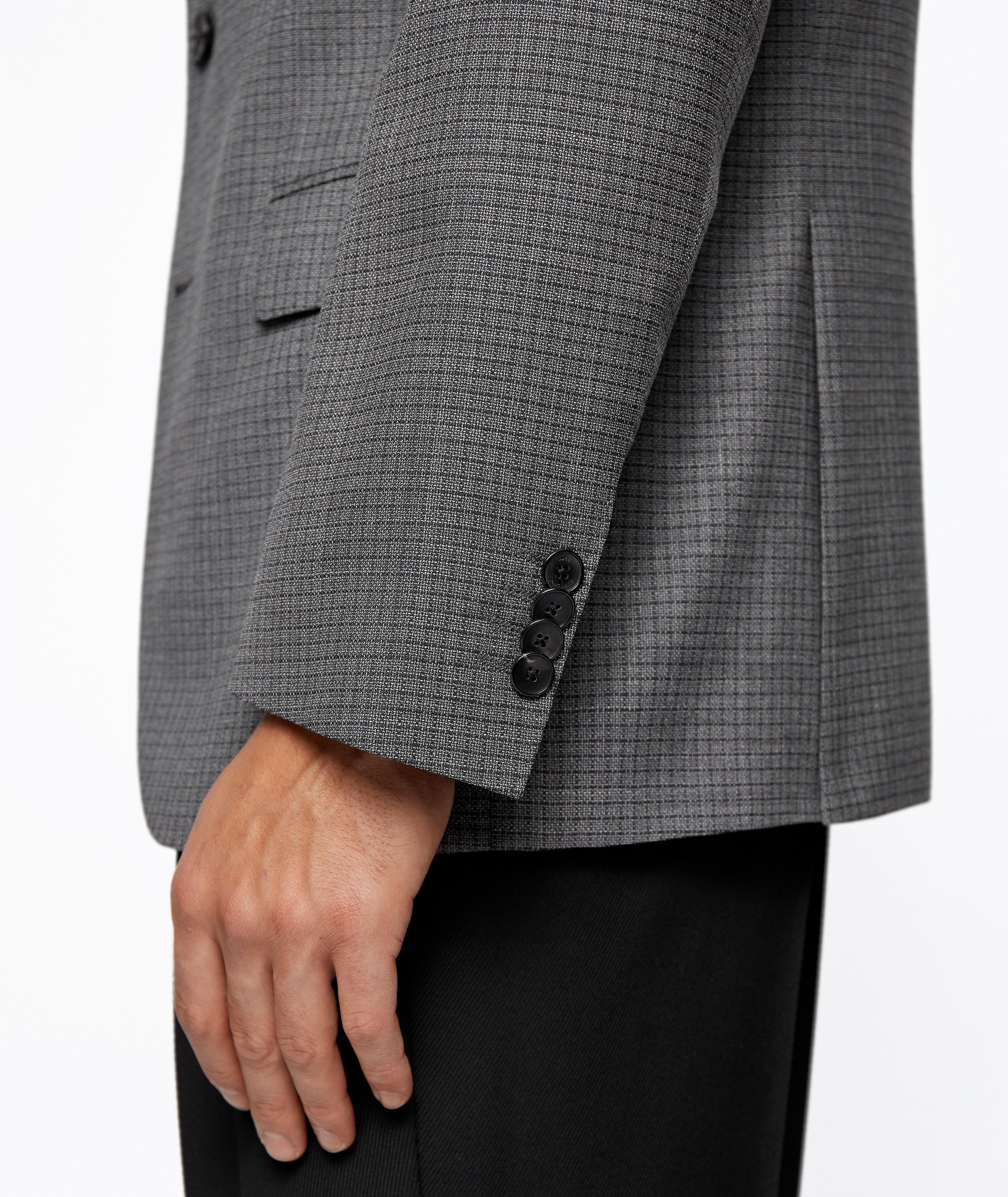 Huge6 Slim-Fit Checked Sports Jacket image 5