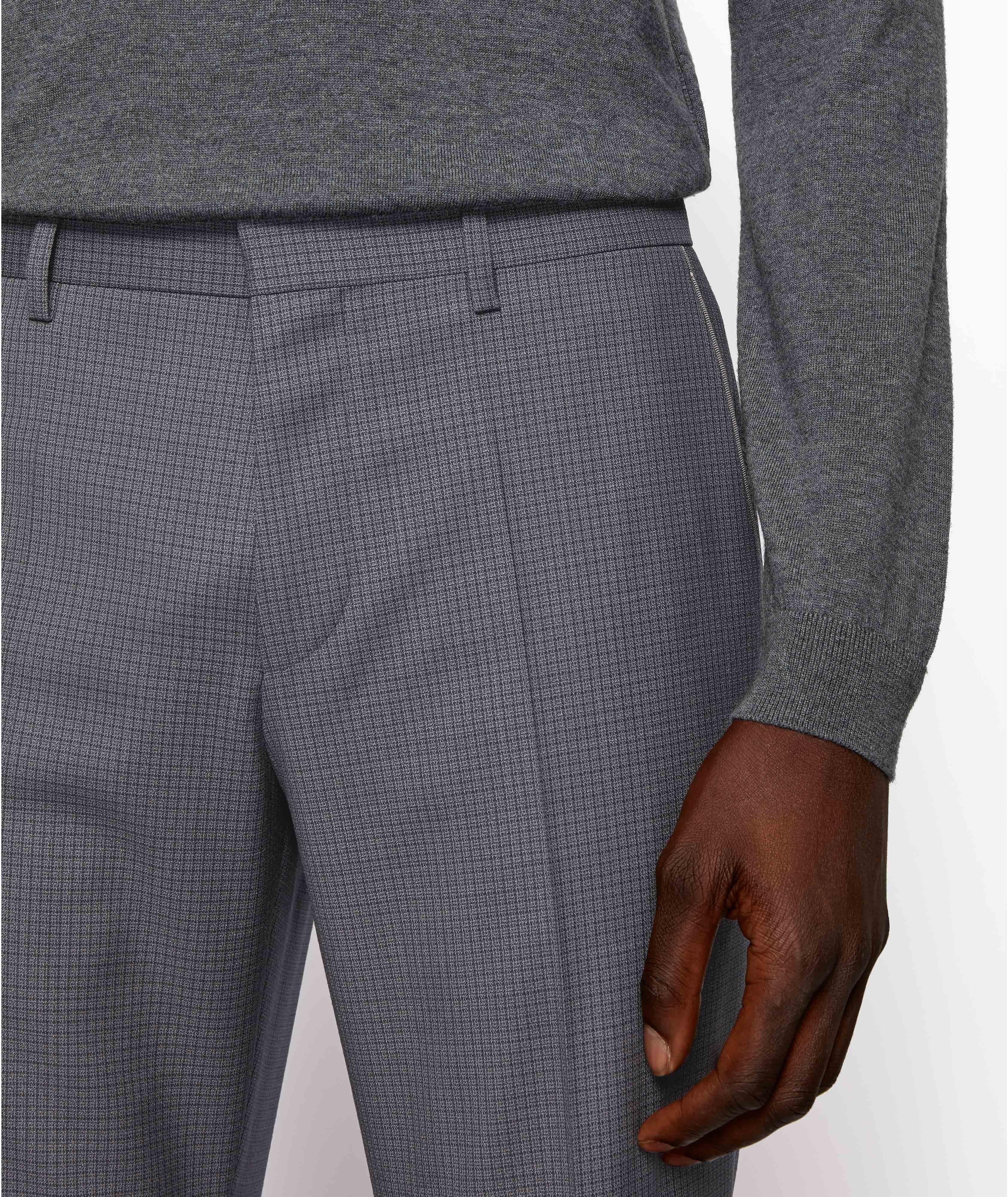 Slim Fit Stretch-Twill Dress Pants image 3