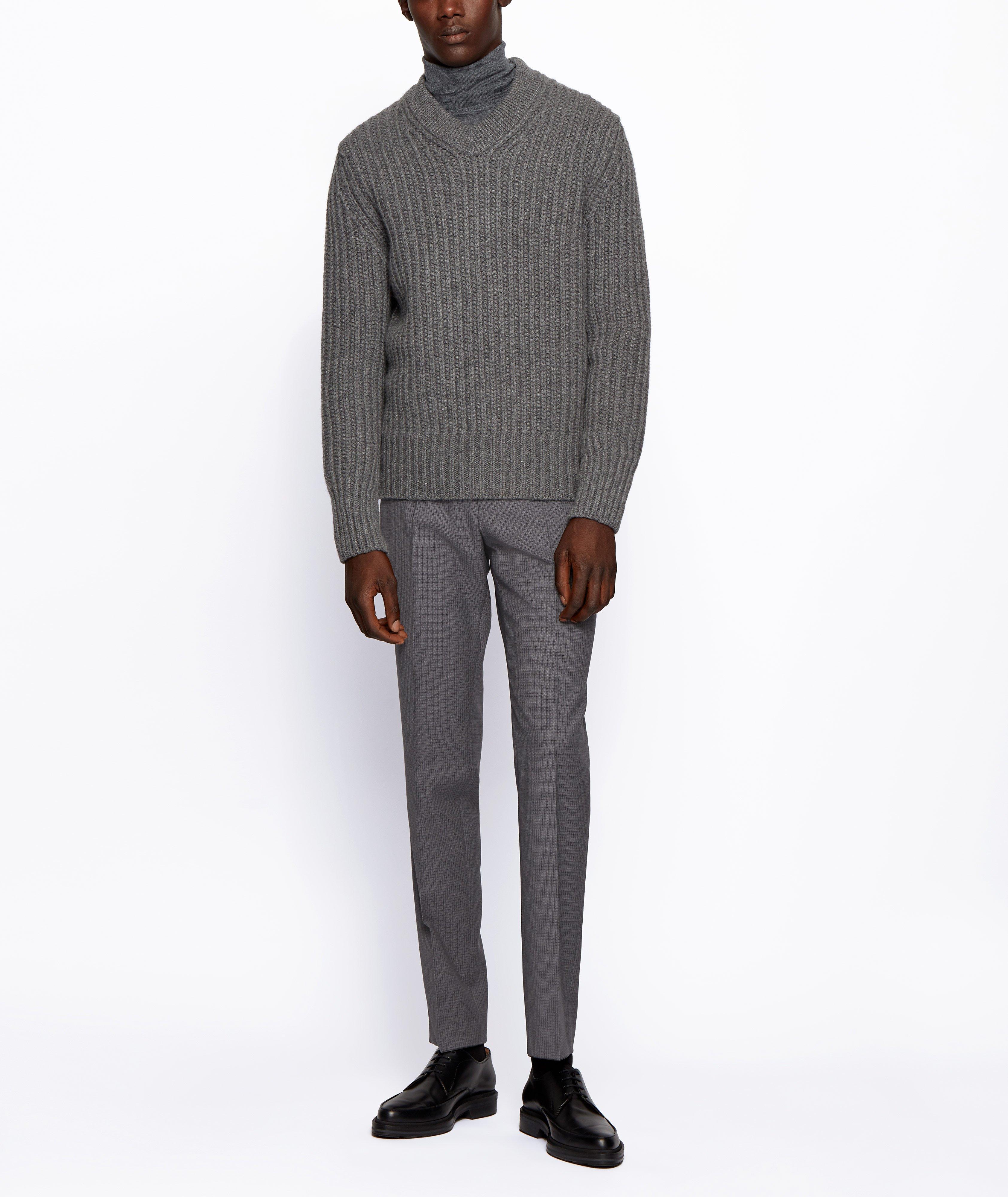 Slim Fit Stretch-Twill Dress Pants image 4