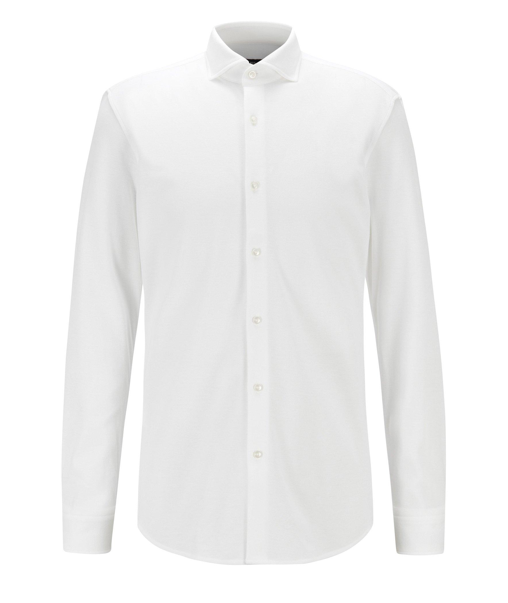 Chemise habillée en coton de coupe amincie image 0