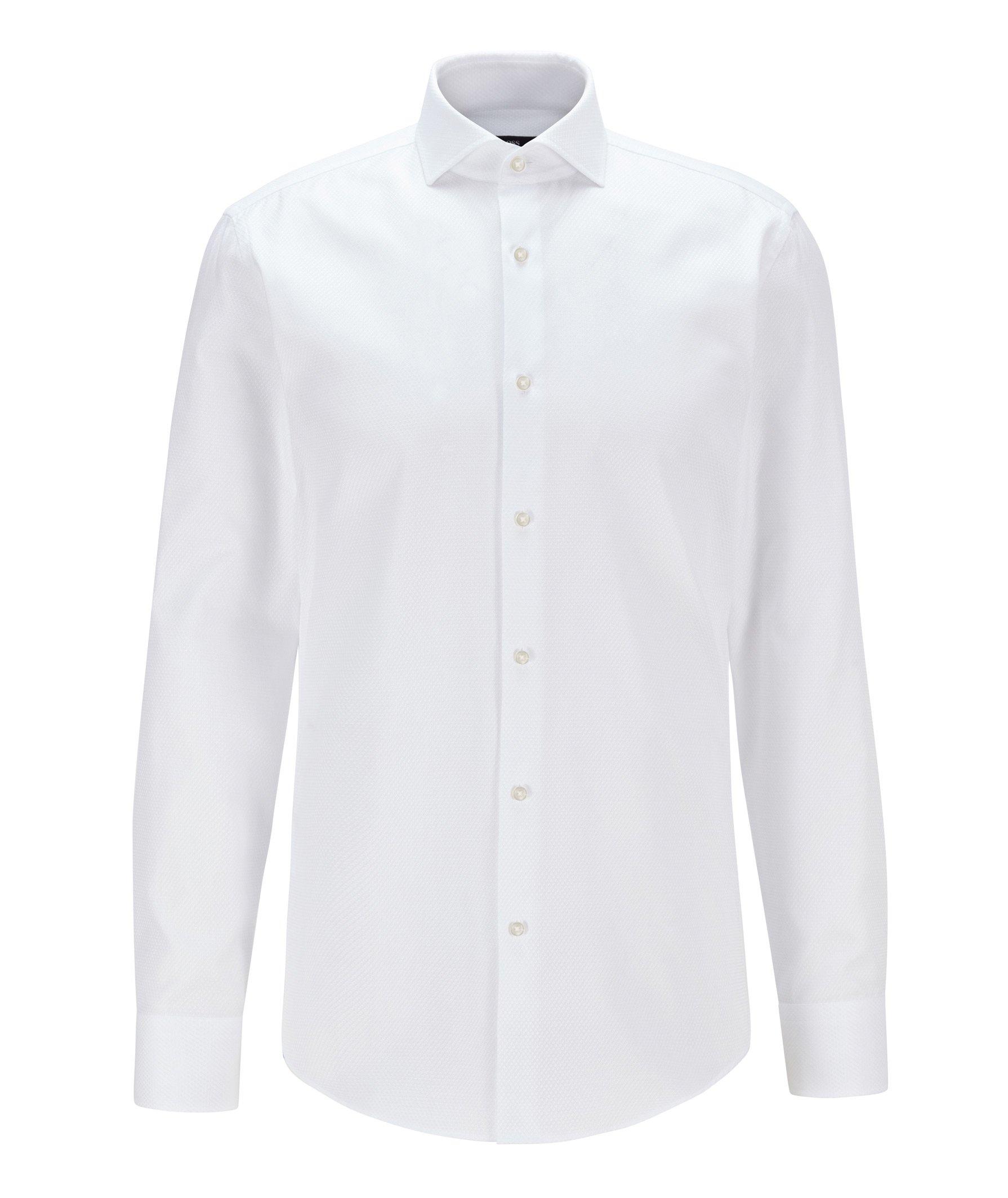 Slim-Fit Cotton-Chiffon Dress Shirt image 0