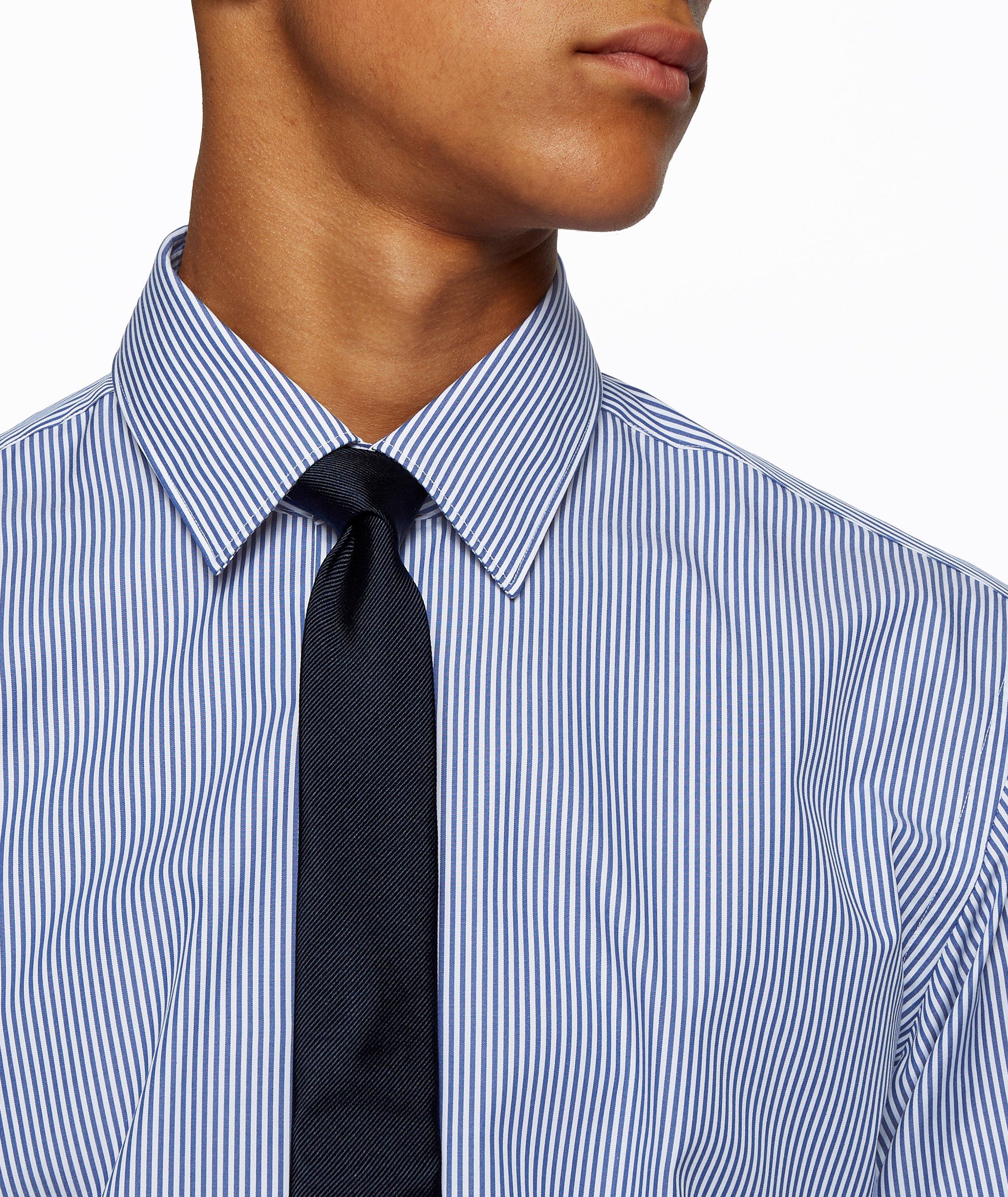 Contemporary-Fit Easy-Iron Striped Dress Shirt image 3
