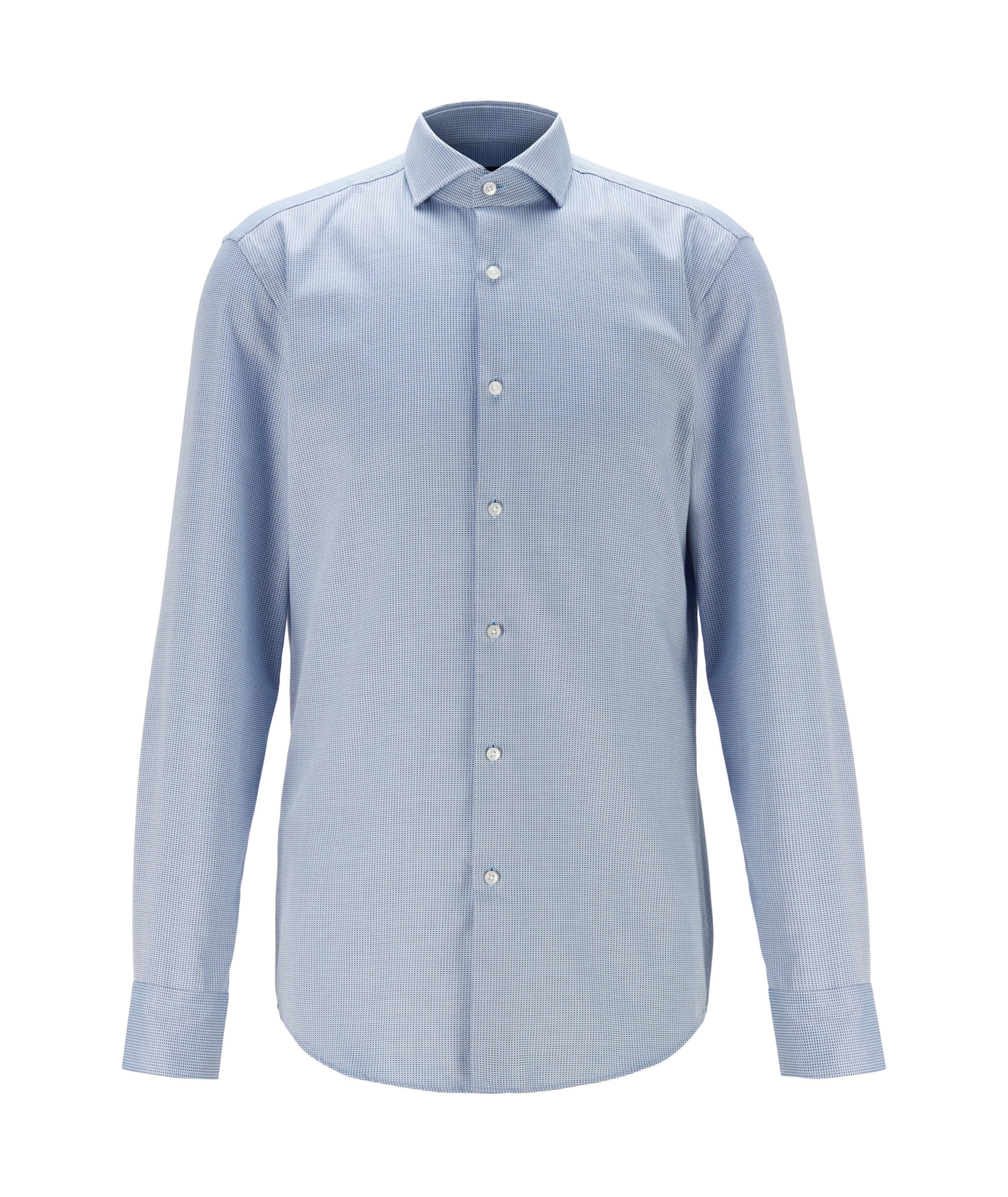 Slim-Fit Two-Tone Dress Shirt image 0