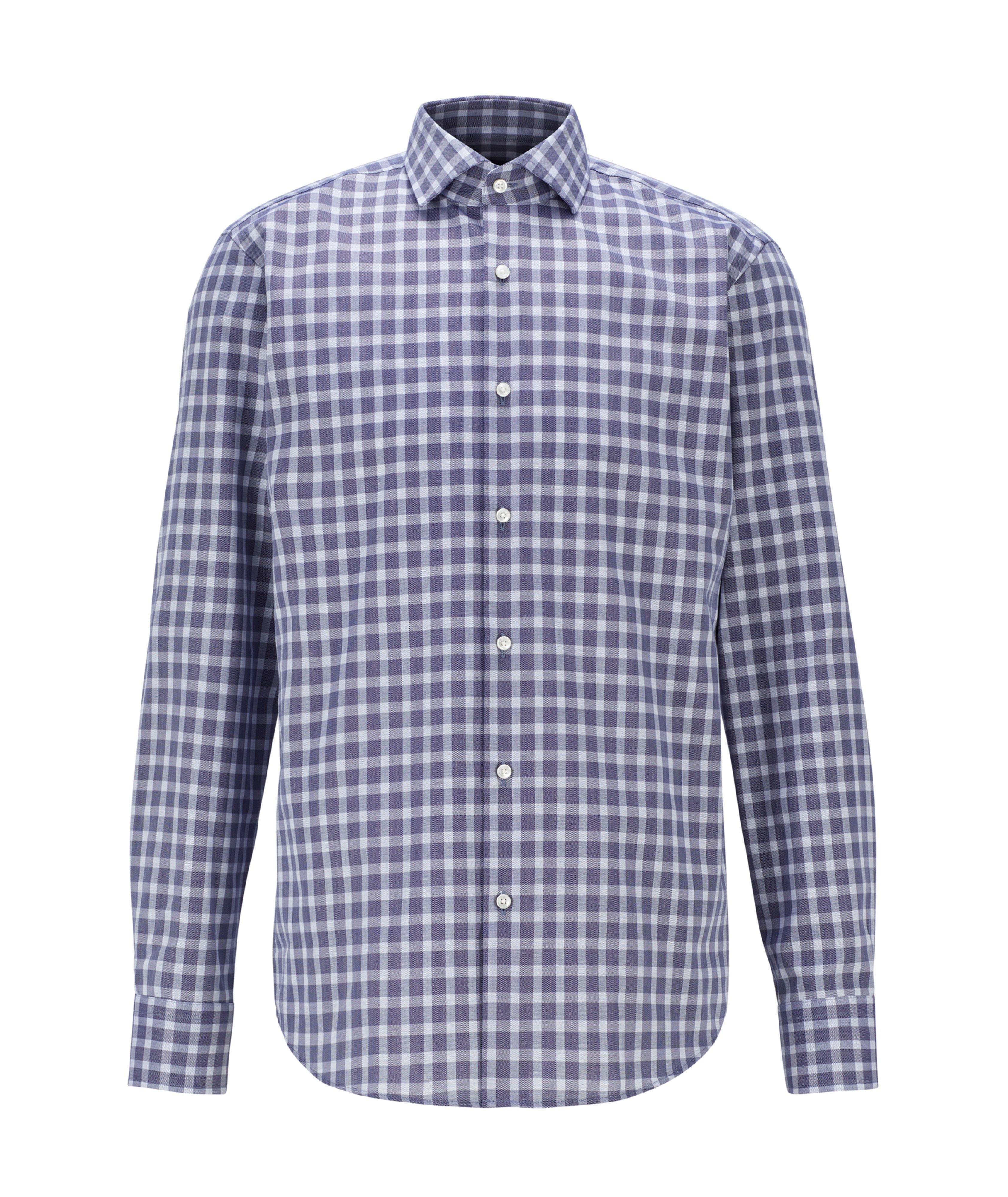 Contemporary-Fit Gingham Dress Shirt image 0