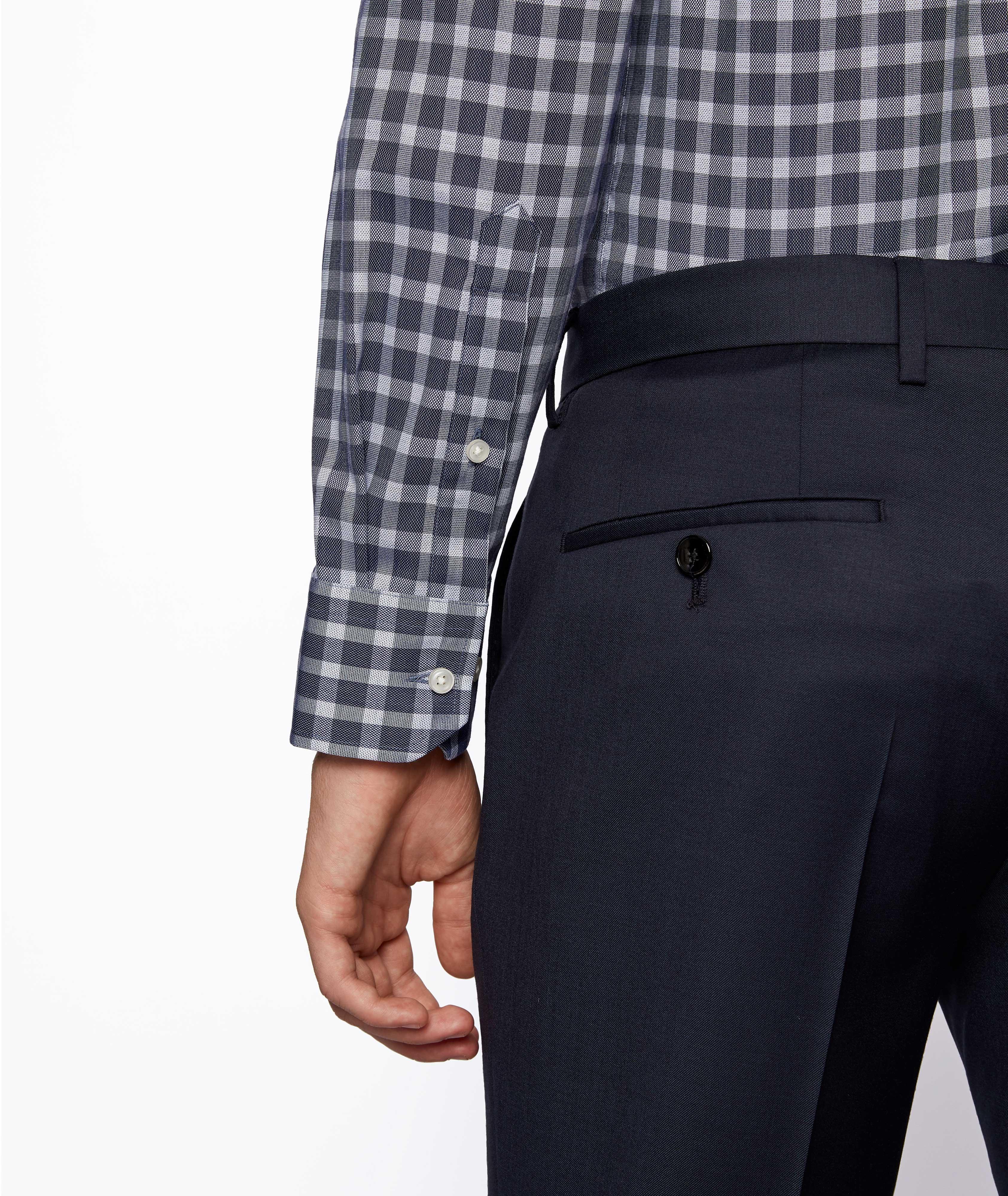 Contemporary-Fit Gingham Dress Shirt image 4