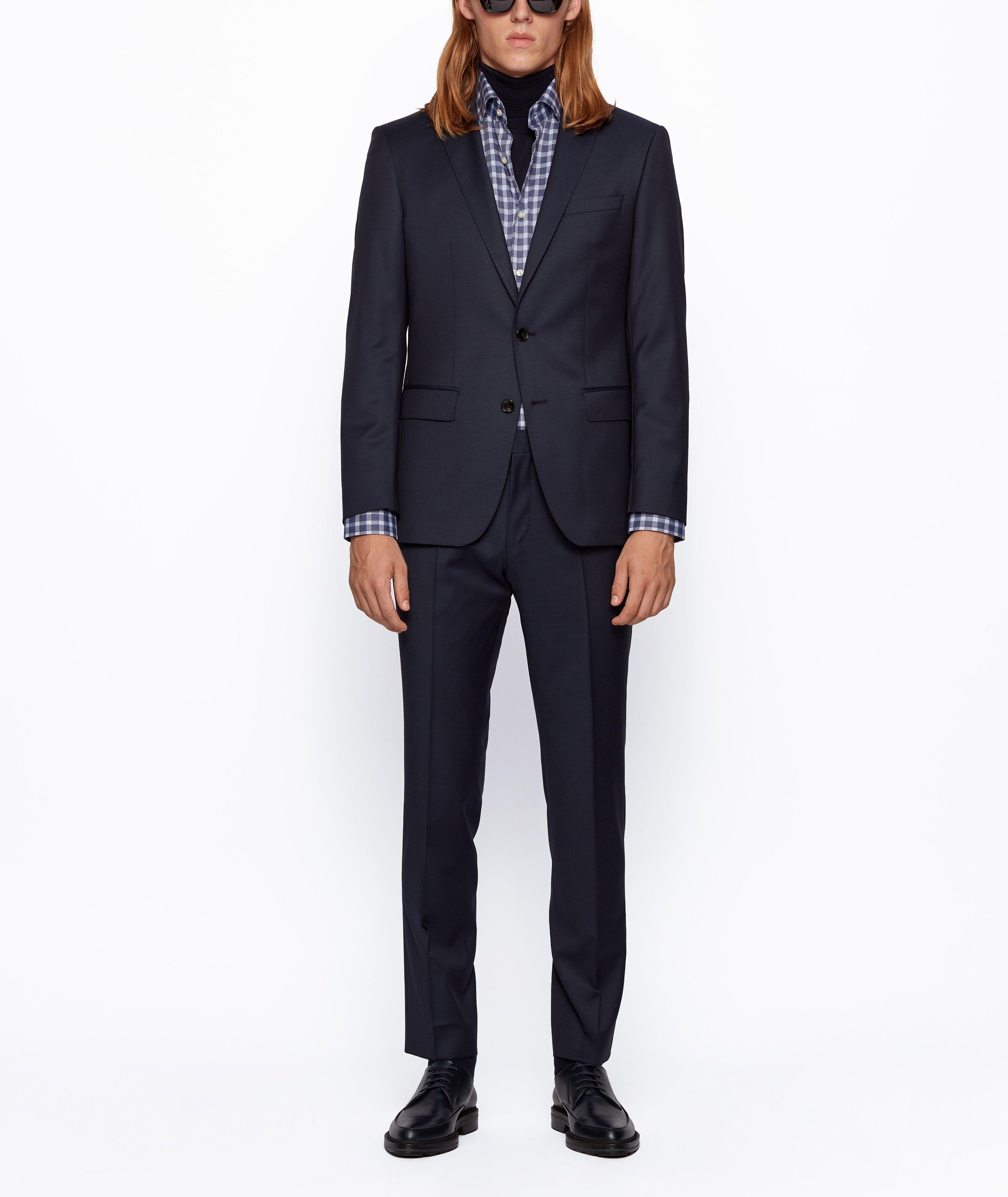 Contemporary-Fit Gingham Dress Shirt image 5