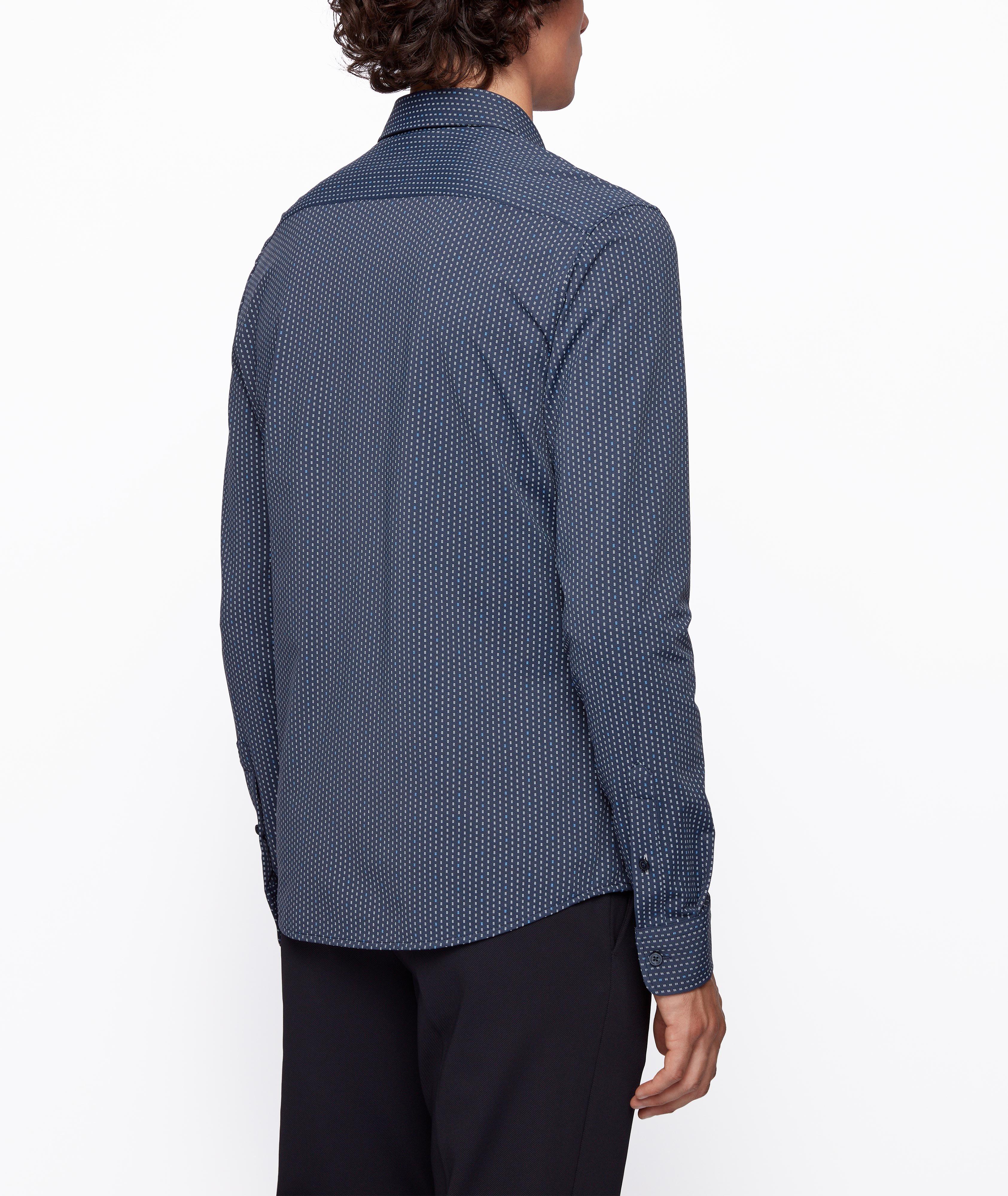 Chemise imprimée en jersey de coupe amincie image 2