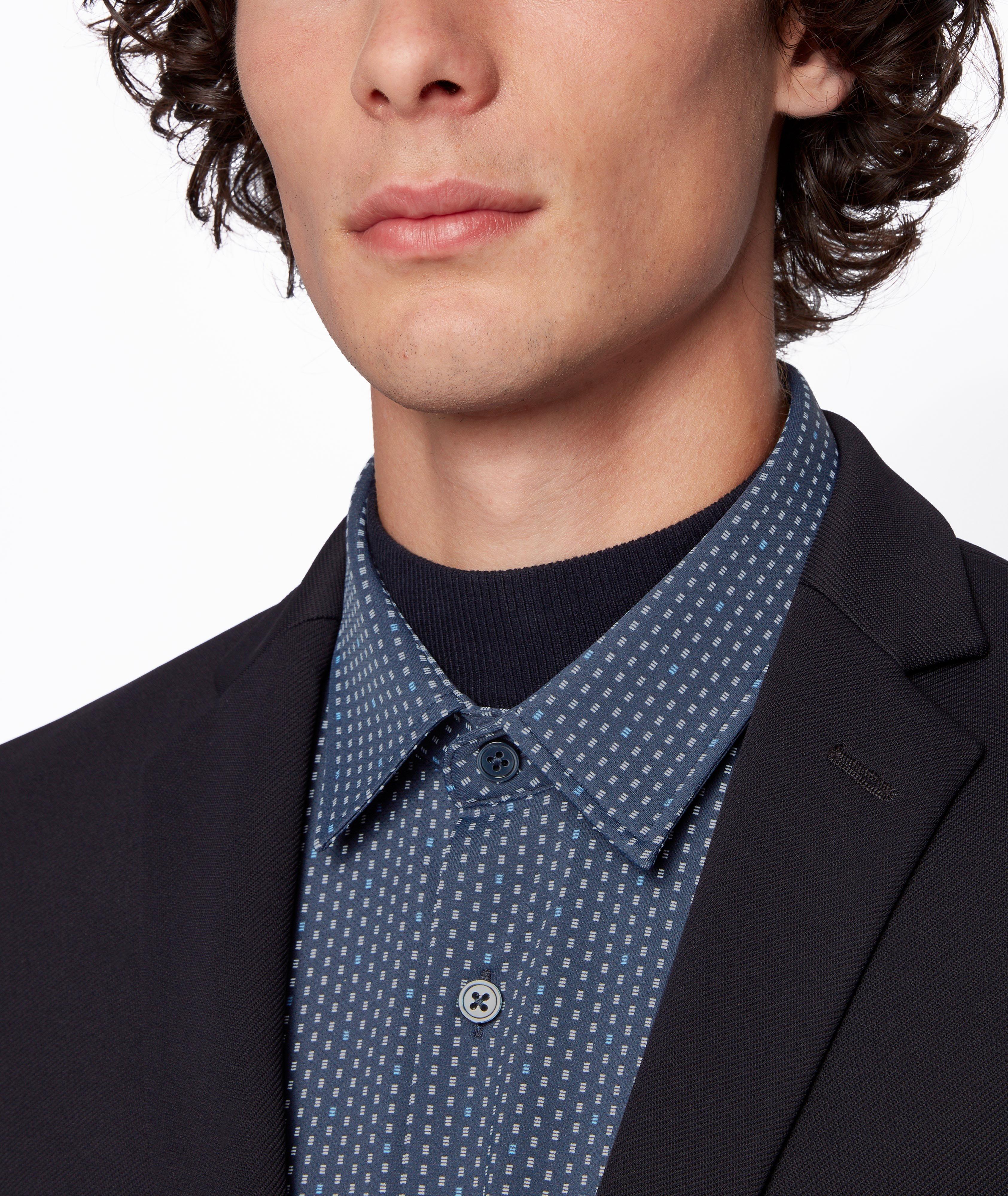 Chemise imprimée en jersey de coupe amincie image 3
