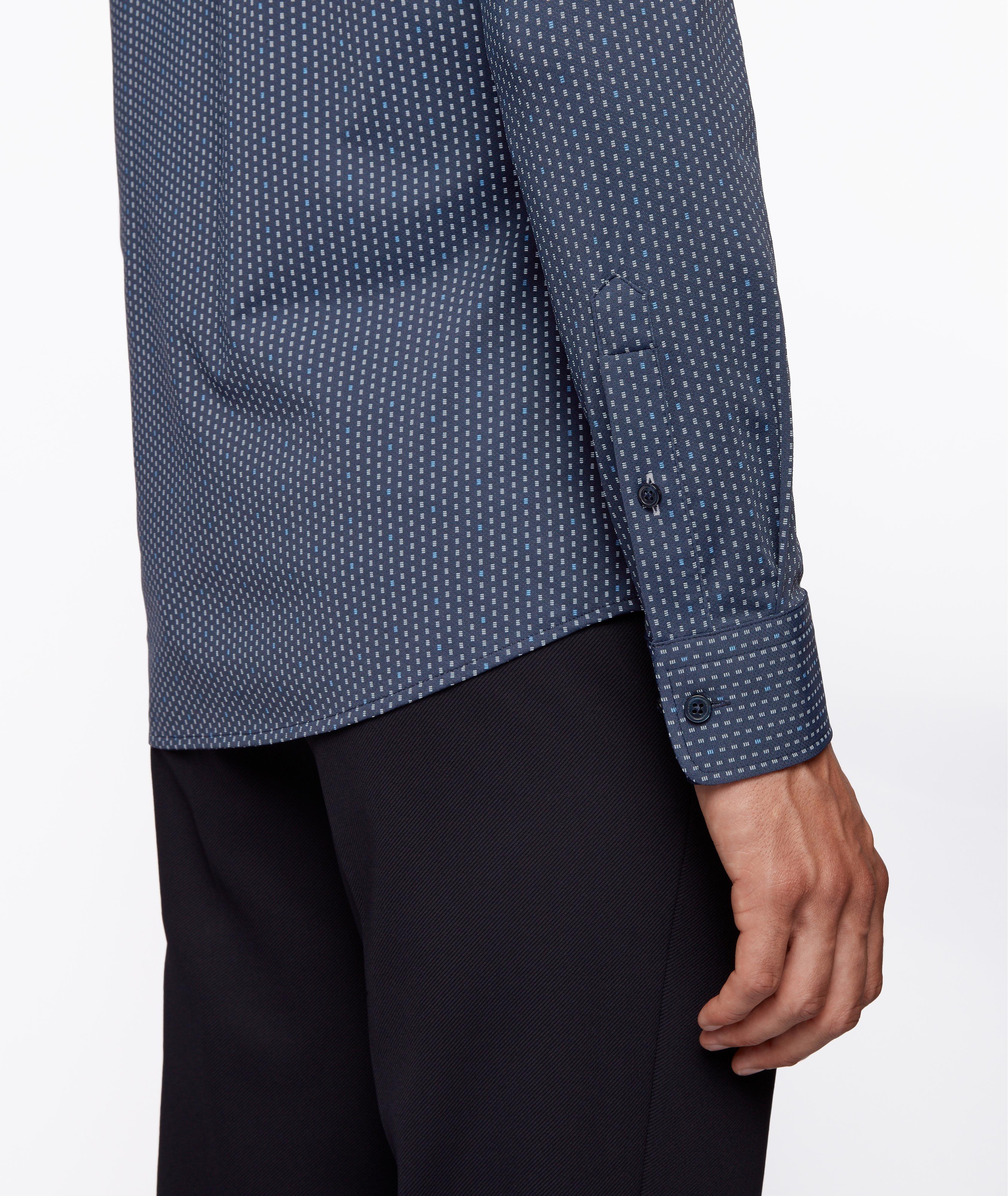 Chemise imprimée en jersey de coupe amincie image 4