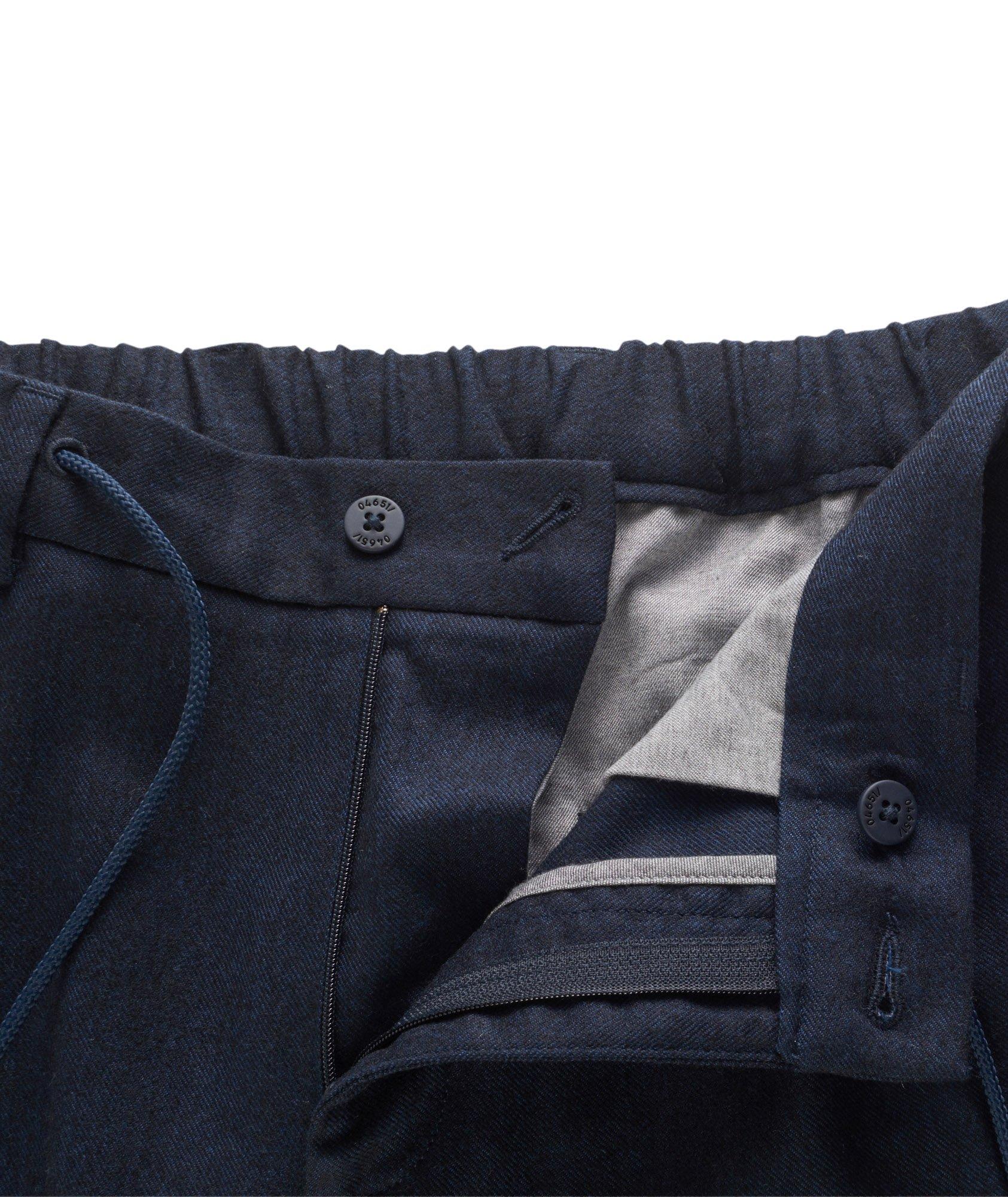 Stretch-Wool Drawstring Pants image 3