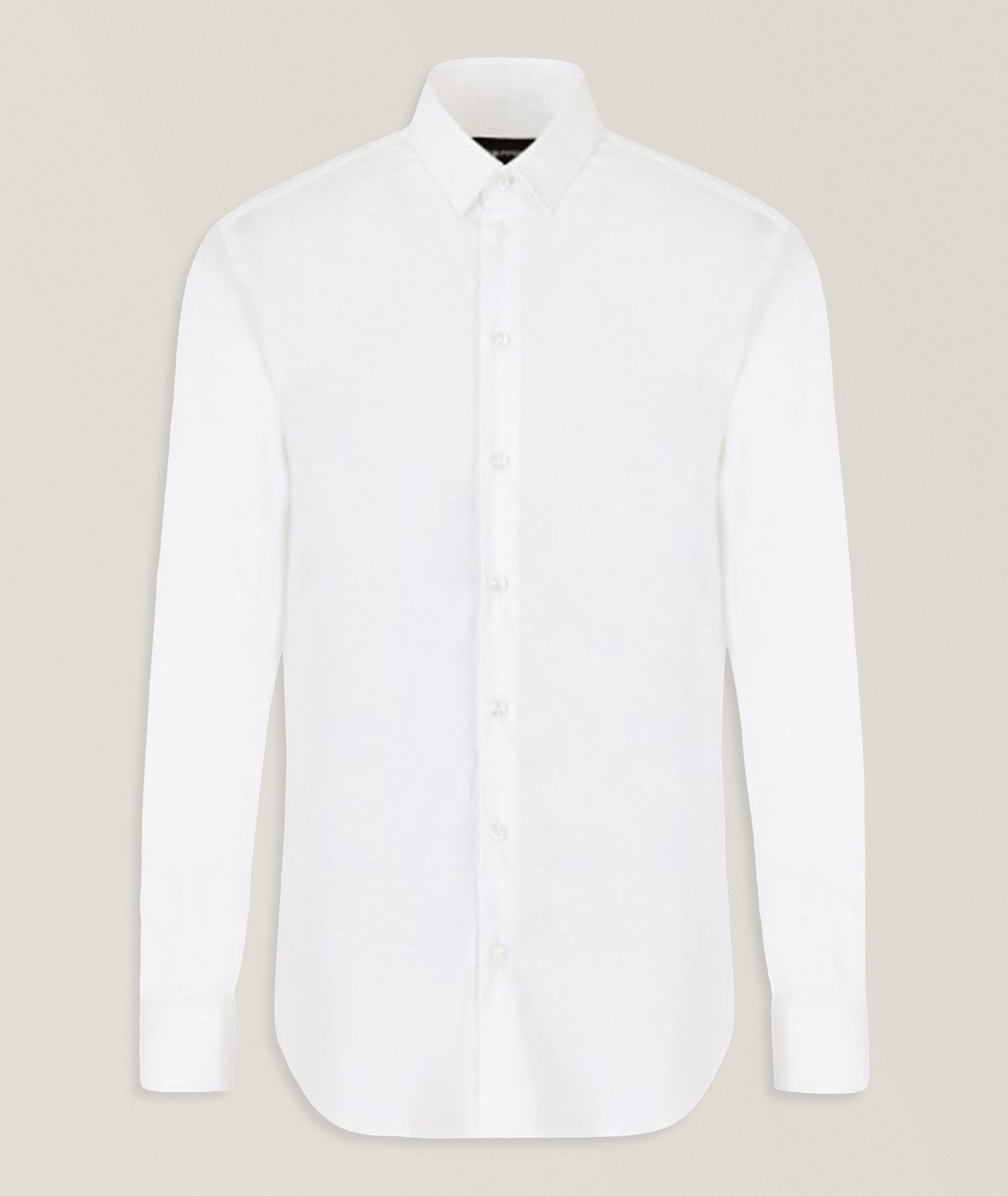 Emporio Armani Chemise habillée coton extensible coupe ajustée