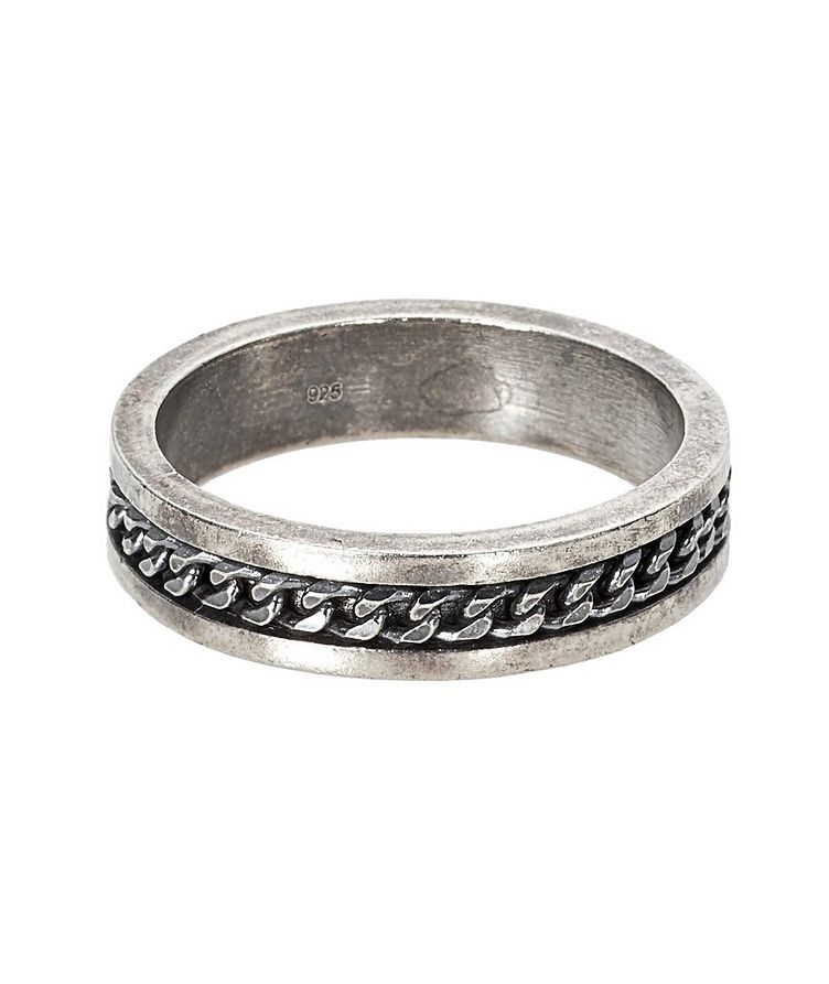 Oxidized Silver Ring image 0