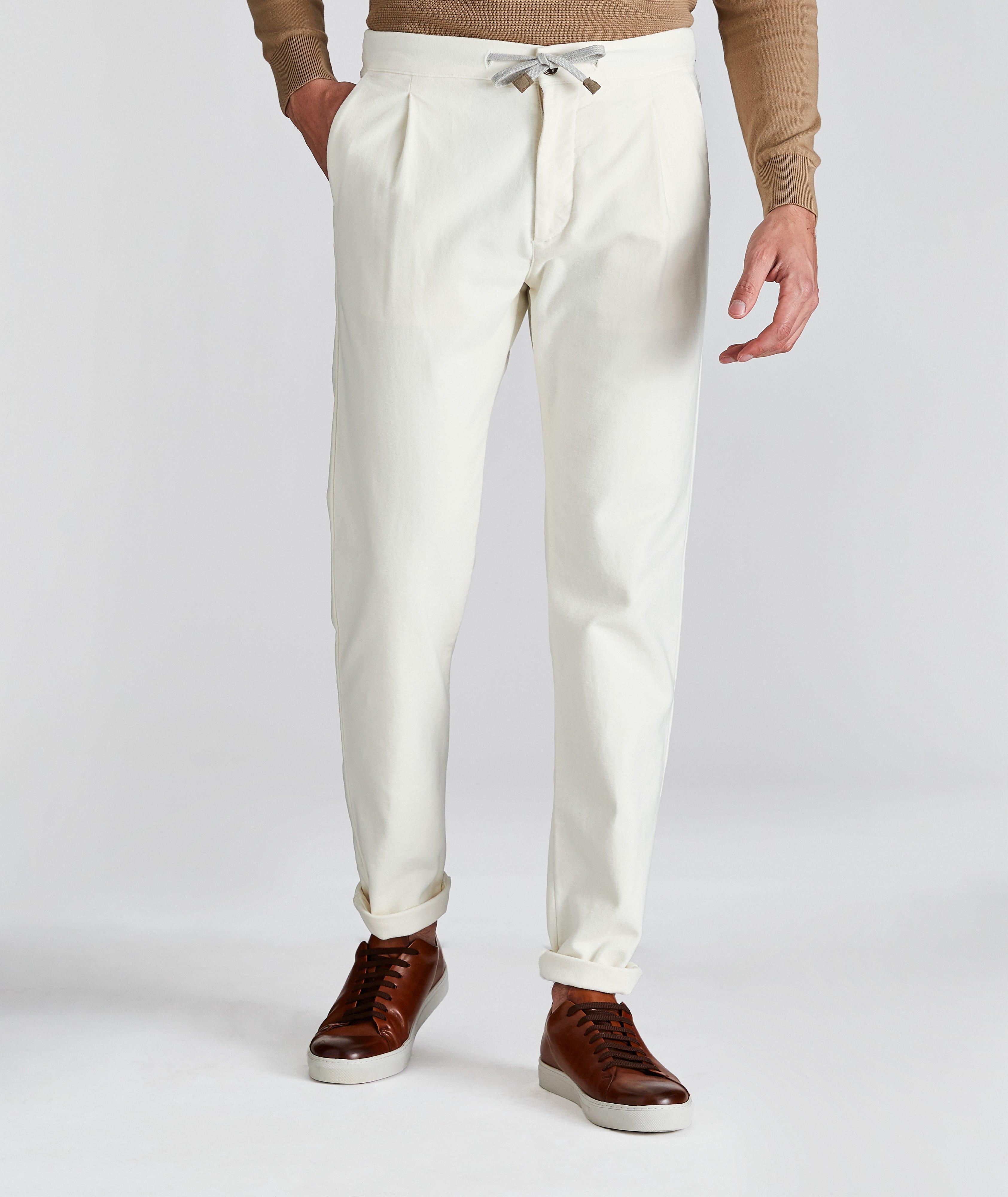 Pantalon en coton à cordon image 0