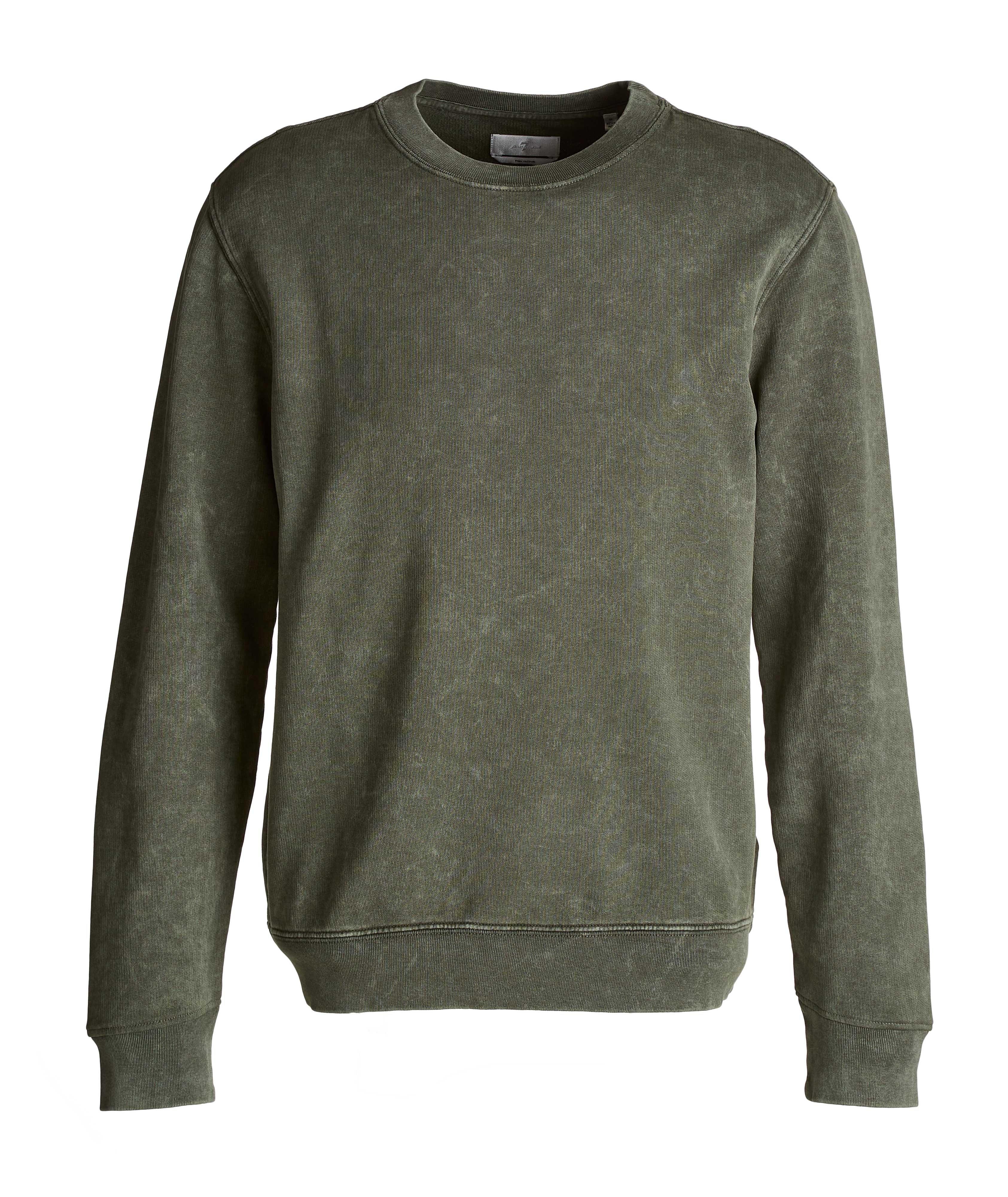 Acid Wash Pima Cotton Sweatshirt image 0