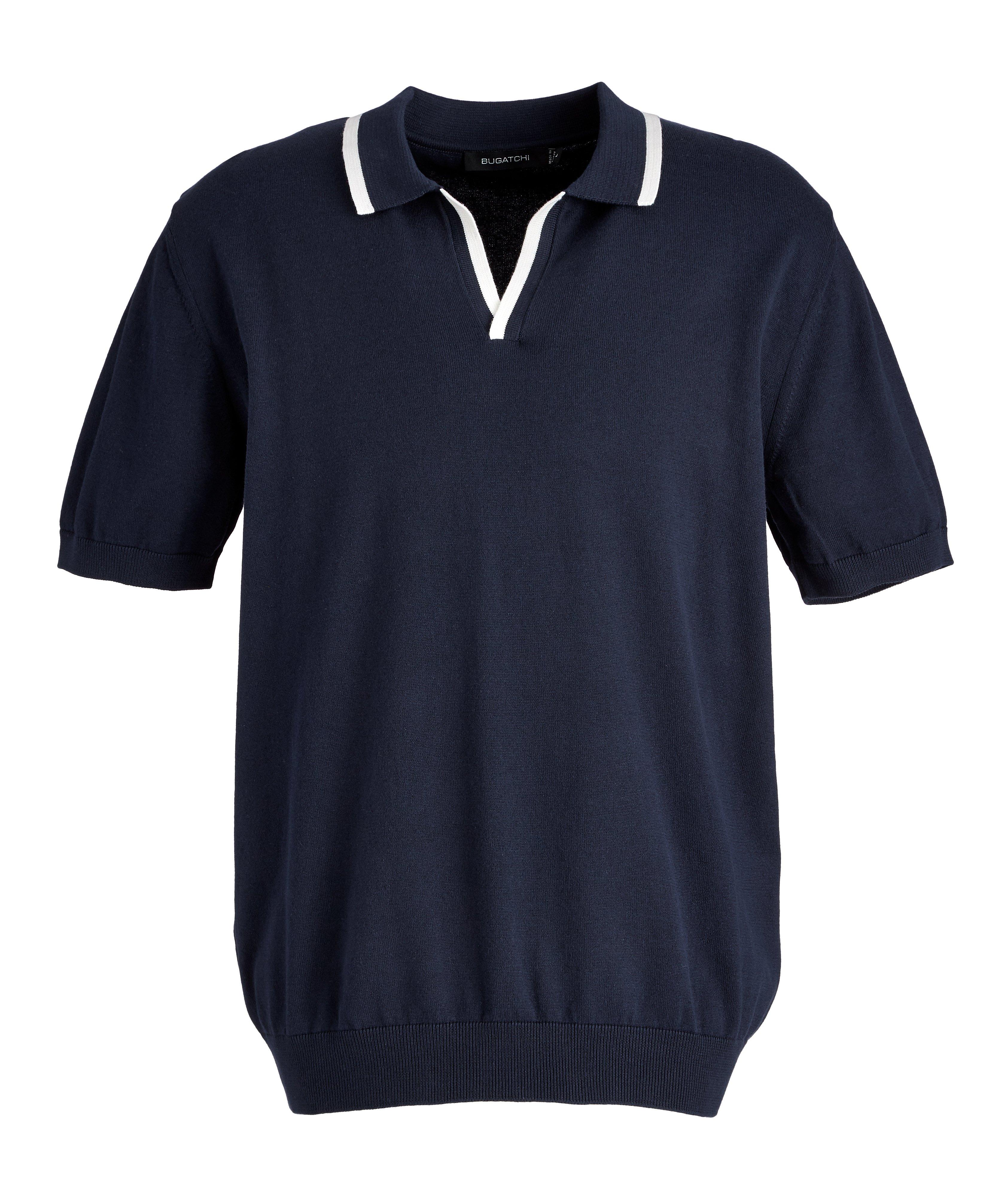 Knit Cotton-Blend Polo image 0