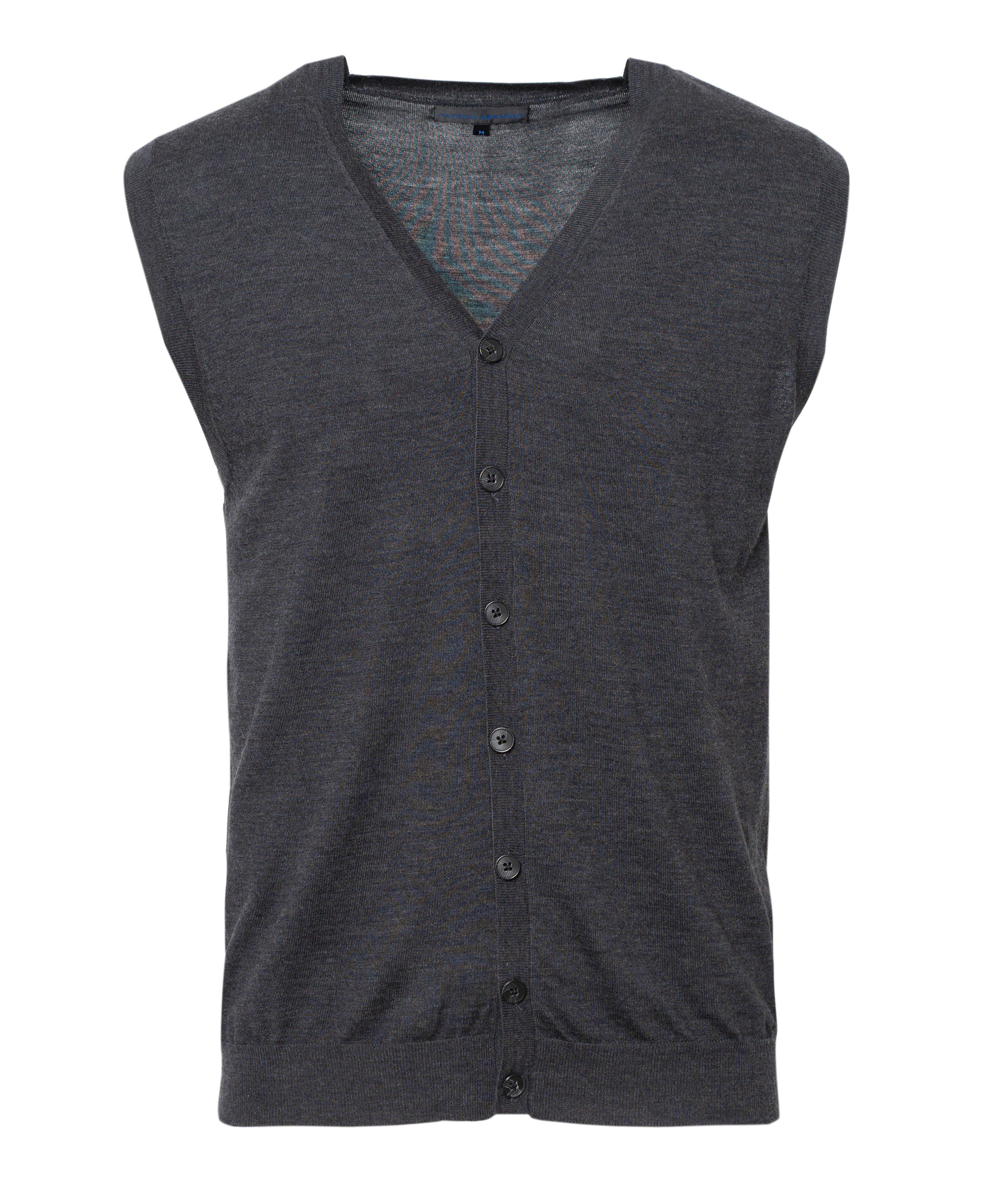 Extra-Fine Merino Wool Vest image 0