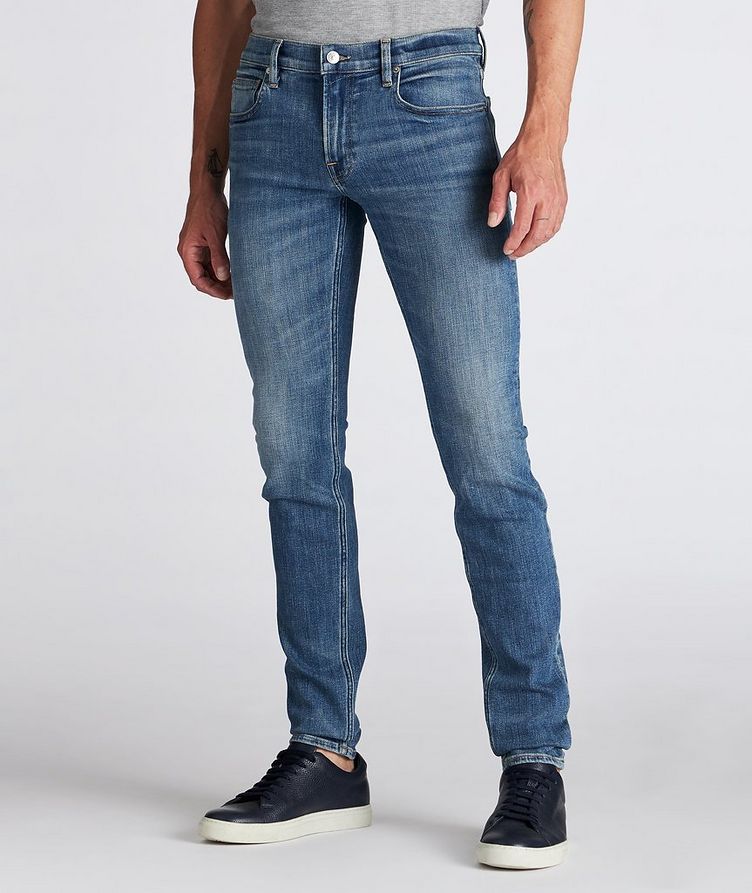 Slim-Fit Stacked Stretch-Cotton Jeans image 1