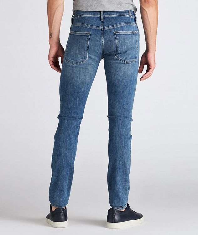 Slim-Fit Stacked Stretch-Cotton Jeans picture 3